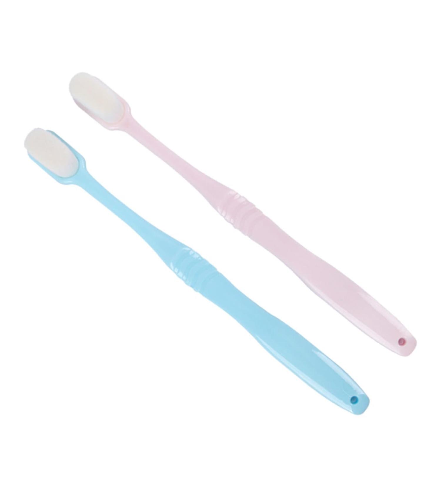 Shop Minkissy 2-Pack Eco-Friendly Fur Travel Toothbrushes | Oral Hygiene & Tooth Care for a Healthy Smile - Buy Online on GoSupps.com