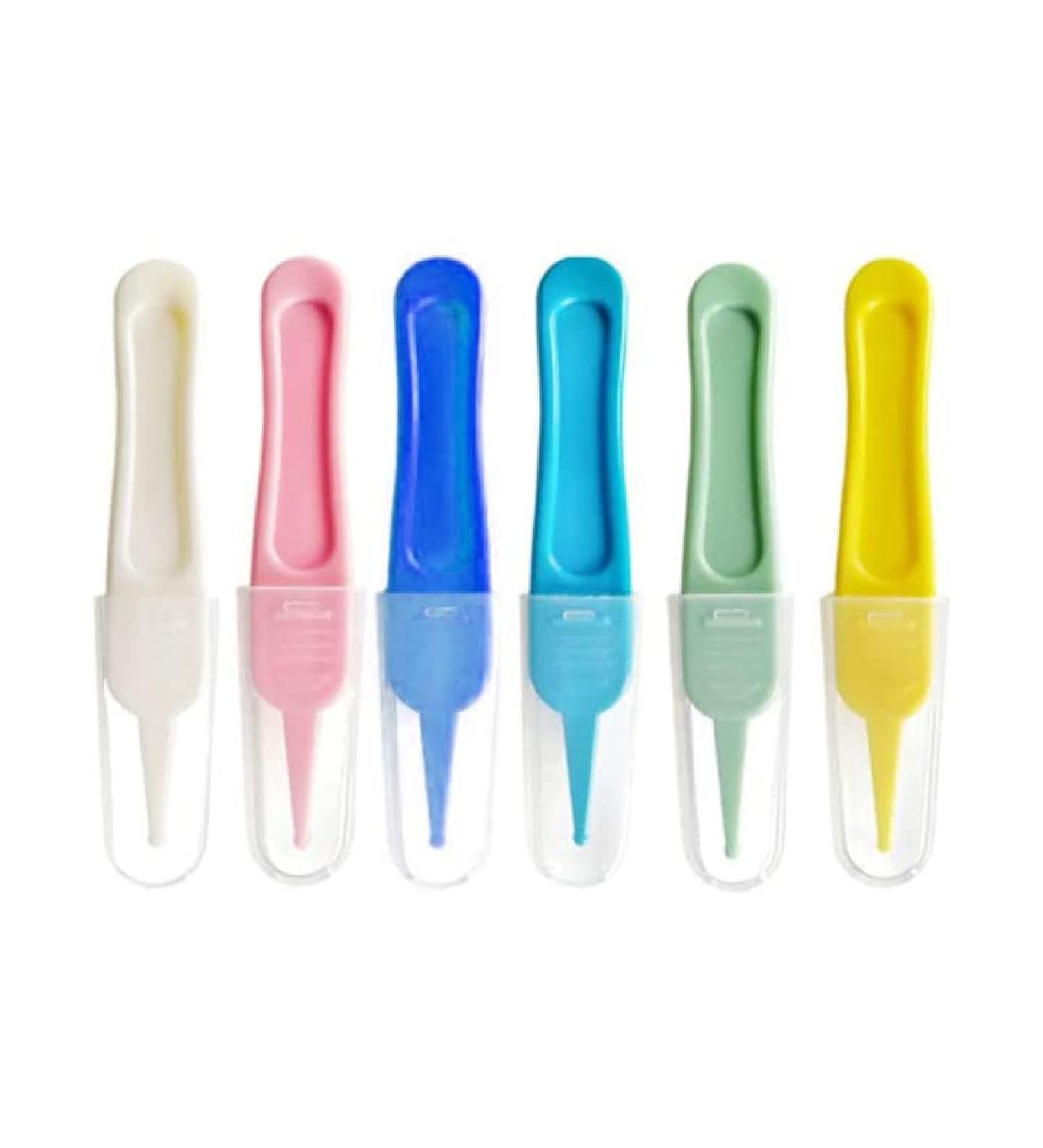 6 Pcs Baby Nose & Ear Tweezers - Safety Hygiene Toddler Care - Buy Online on GoSupps.com
