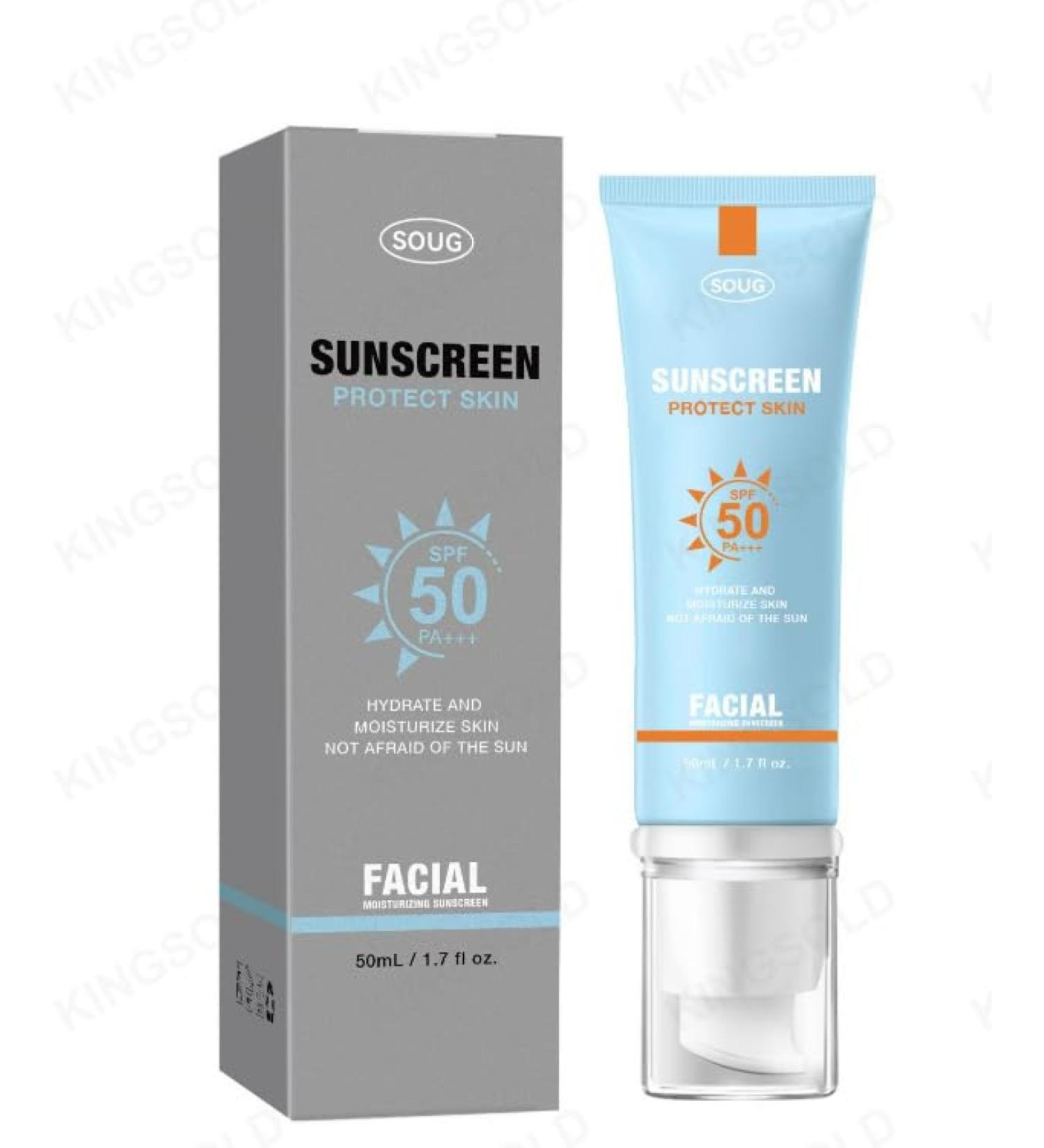 SPF 50+ sun cream for sun protect and