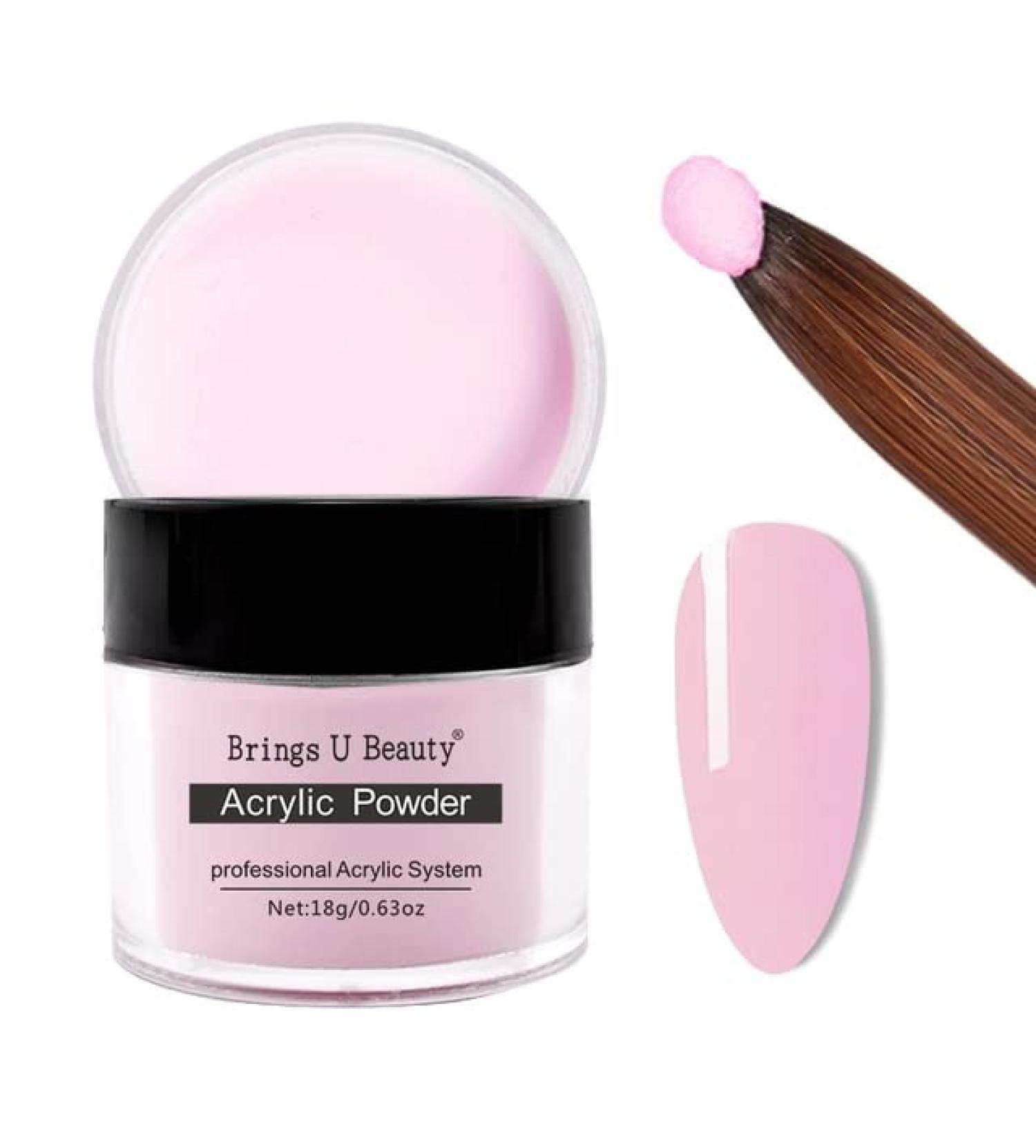 18g/Box Acrylic Powder Red Pofessional White Nude Acrylic Nail French Manicure Powder for Nail Extension Acrylic Nail System - (Color: 18g-Pink) - Buy Online on GoSupps.com