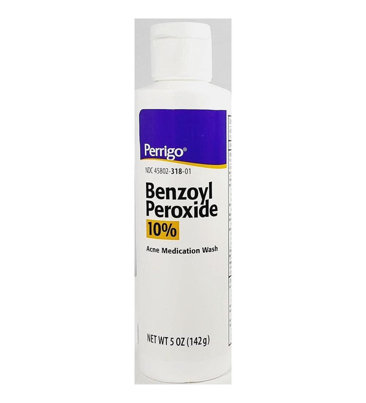 Perrigo 10% Benzoyl Peroxide Acne Medication Face Wash 5 oz - Pack of 1 - Buy Online on GoSupps.com