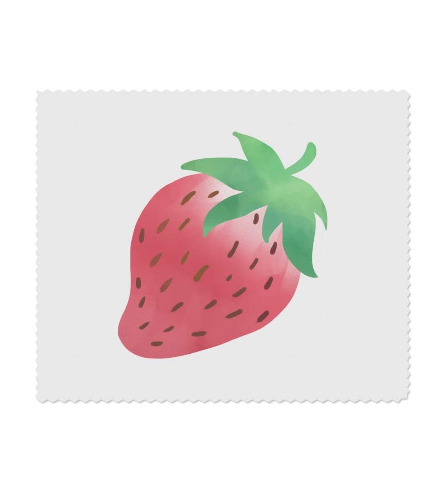 Buy 2 x Strawberry Microfiber Cleaning Cloths - Eco-Friendly & Versatile | International Shipping Available - Buy Online on GoSupps.com