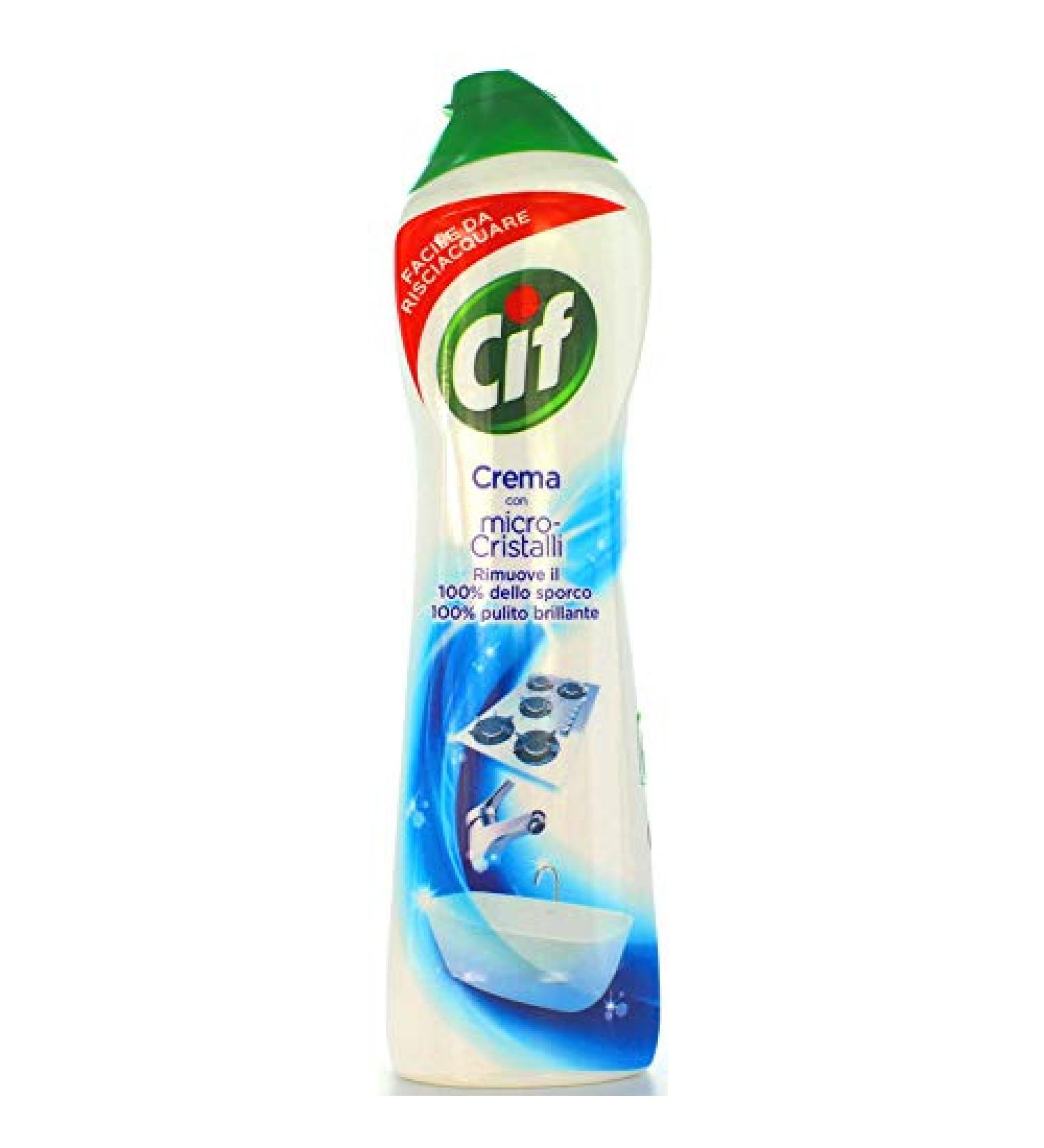 Cif Crema con Micropartial Detergent Cream 500 ml (Pack of 6)