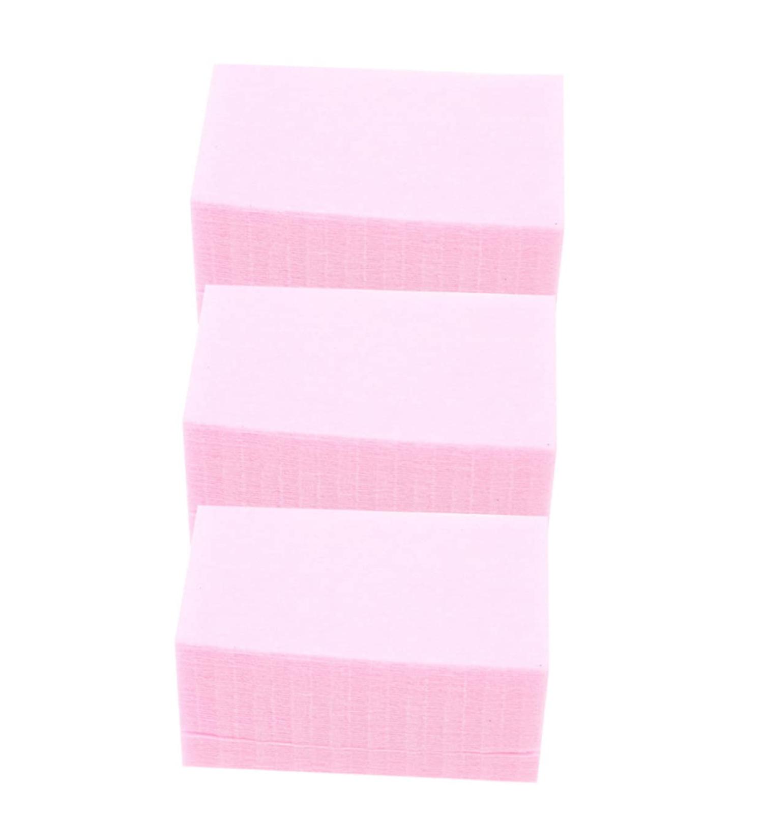 Beatifufu 3 Nail Remover Cotton Nail Wipes Nail Removal Wipes Fingernail Remover Pads Glue for Eyelashes Nail Art Cleaner Tool Nail Bag Natural Cotton Fiber Pink Cotton Sheet - Buy Online on GoSupps.com