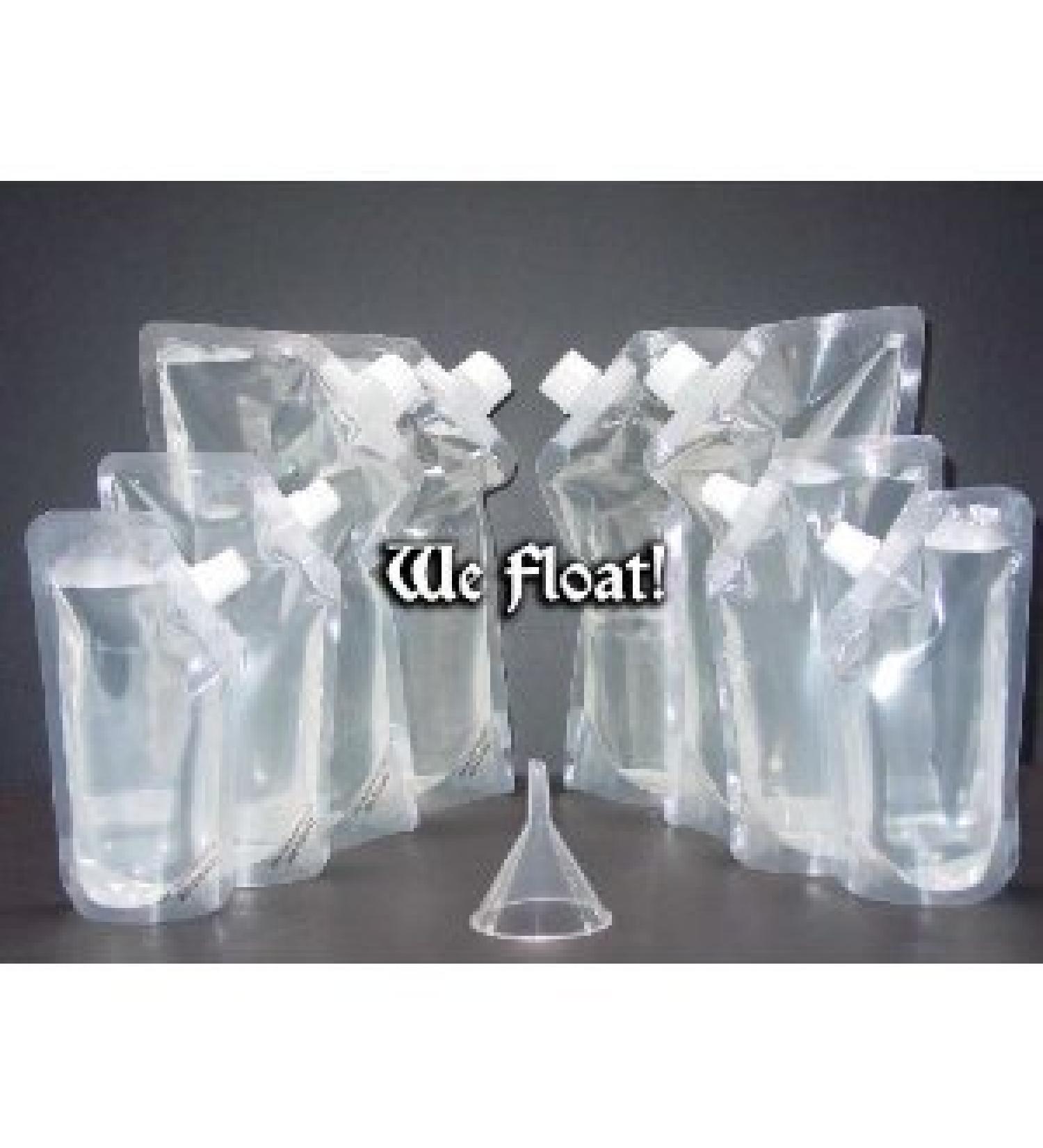 Rum Runner Genuine Smugglers Revenge Kit 4 32oz, 2 16oz and 2 8oz Flasks Plus a Funnel