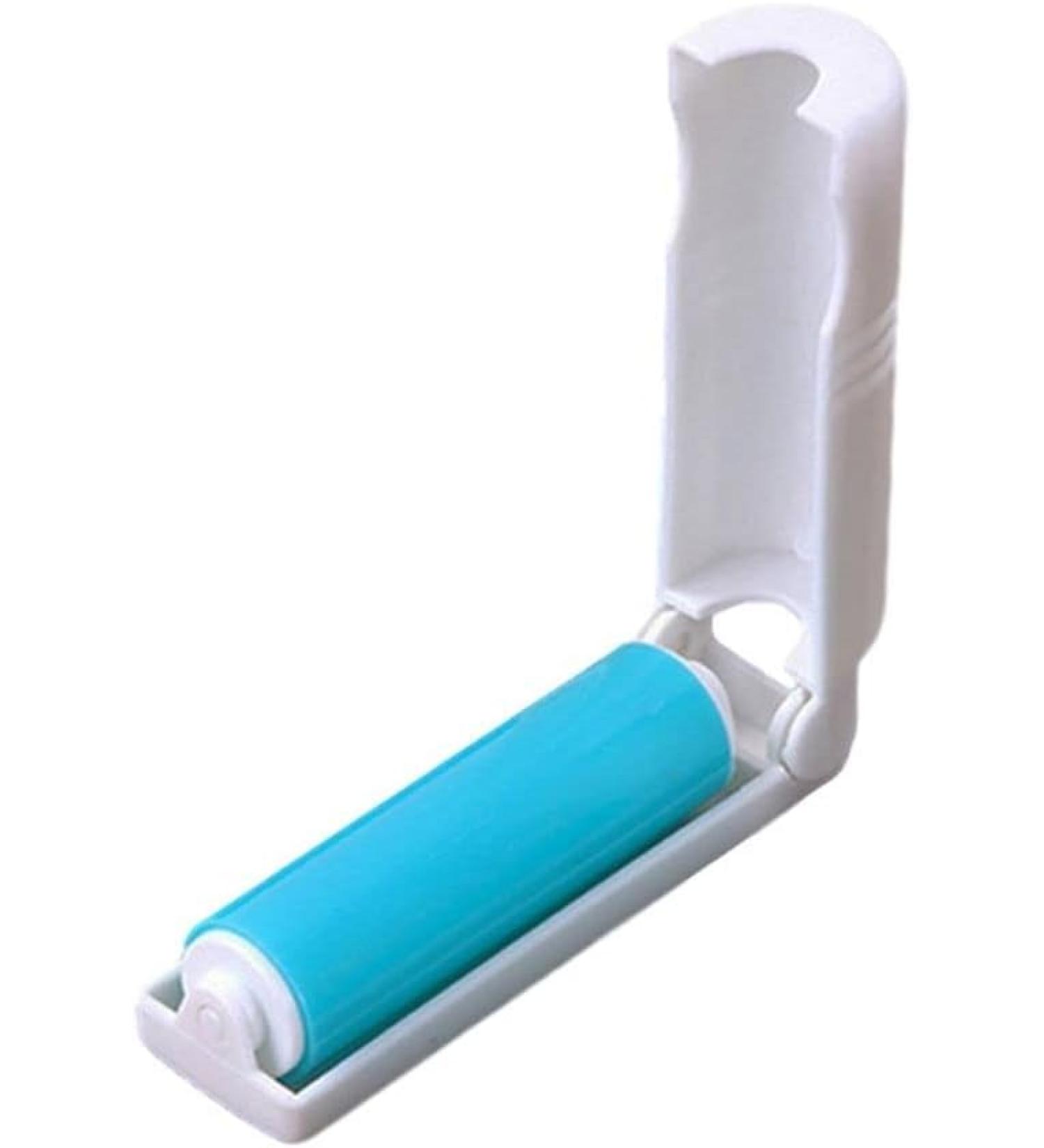 Buy Reusable Blue Lint Roller - Portable Sticky Remover for Couch Clothes & Carpets - Effective Dog & Cat Hair Remover - Buy Online on GoSupps.com