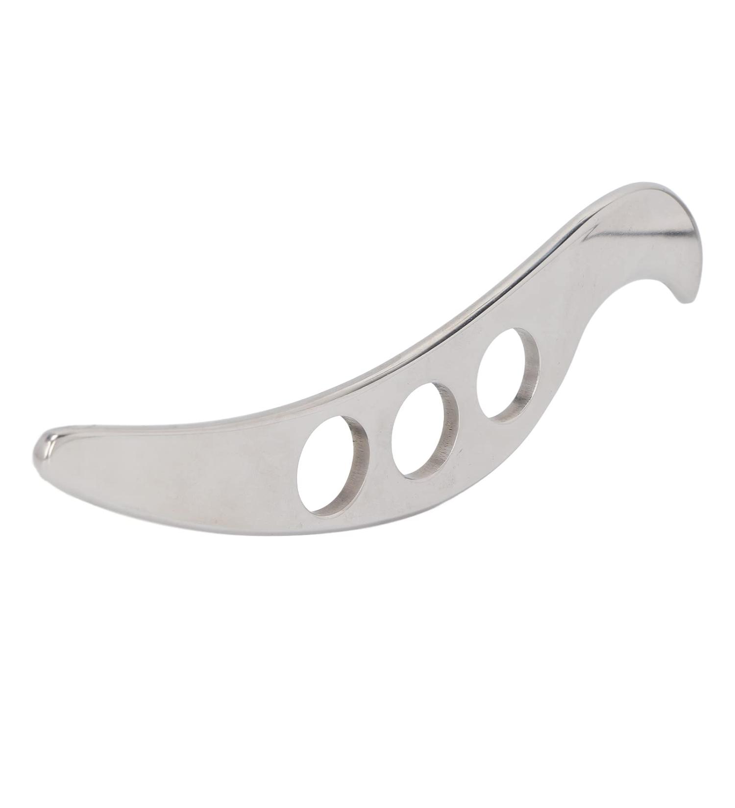Verdant Touch Gua Sha Massage Tool | Stainless Steel Schaber for Home & Business | Portable Muscle Massager for Glatter Experience - Buy Online on GoSupps.com
