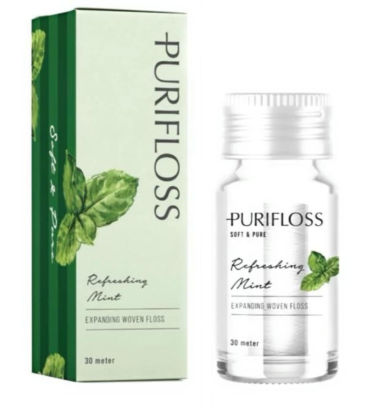 Premium Mint Dental Floss - PTFE & PFAS Free Vegan & Cruelty Free - Dentist Recommended - 2-Month Supply (33yd) - Shop Now Worldwide - Buy Online on GoSupps.com