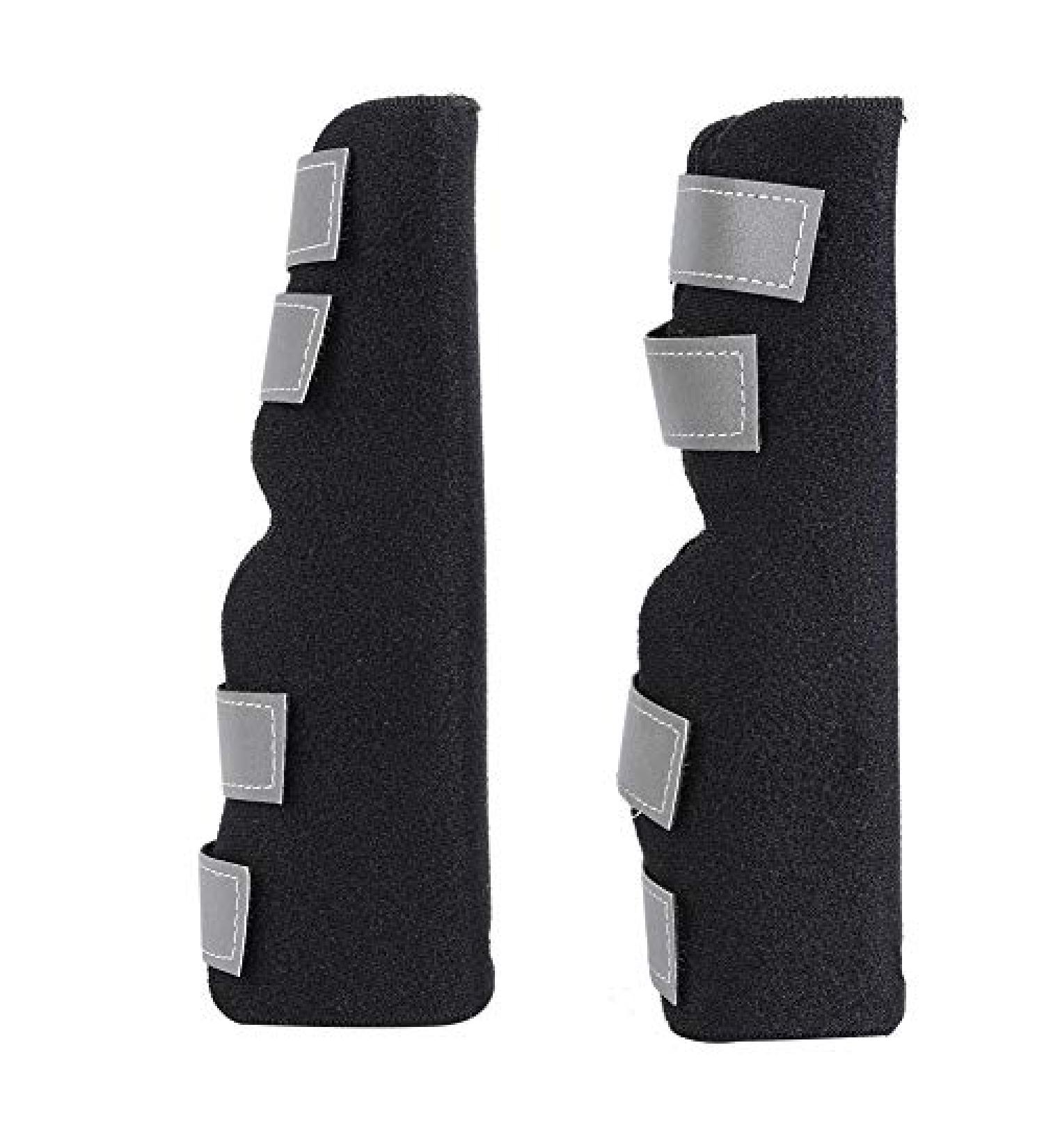 Hffheer 2pcs Dog Hind Legs Dog Knee Brace Support Dog Canine Rear Front Leg Hinged Hock Protector for Protection Against Injury and Sprain(L) - Buy Online on GoSupps.com