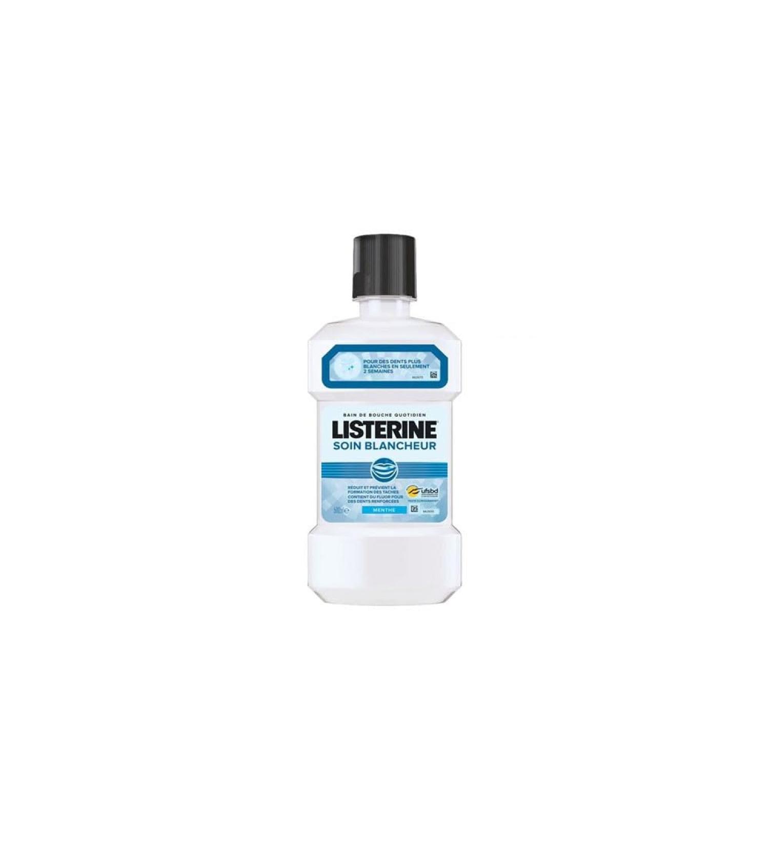 Listerine Mouthwash for teeth and gums protection, fresh mint - 250 ml bottle