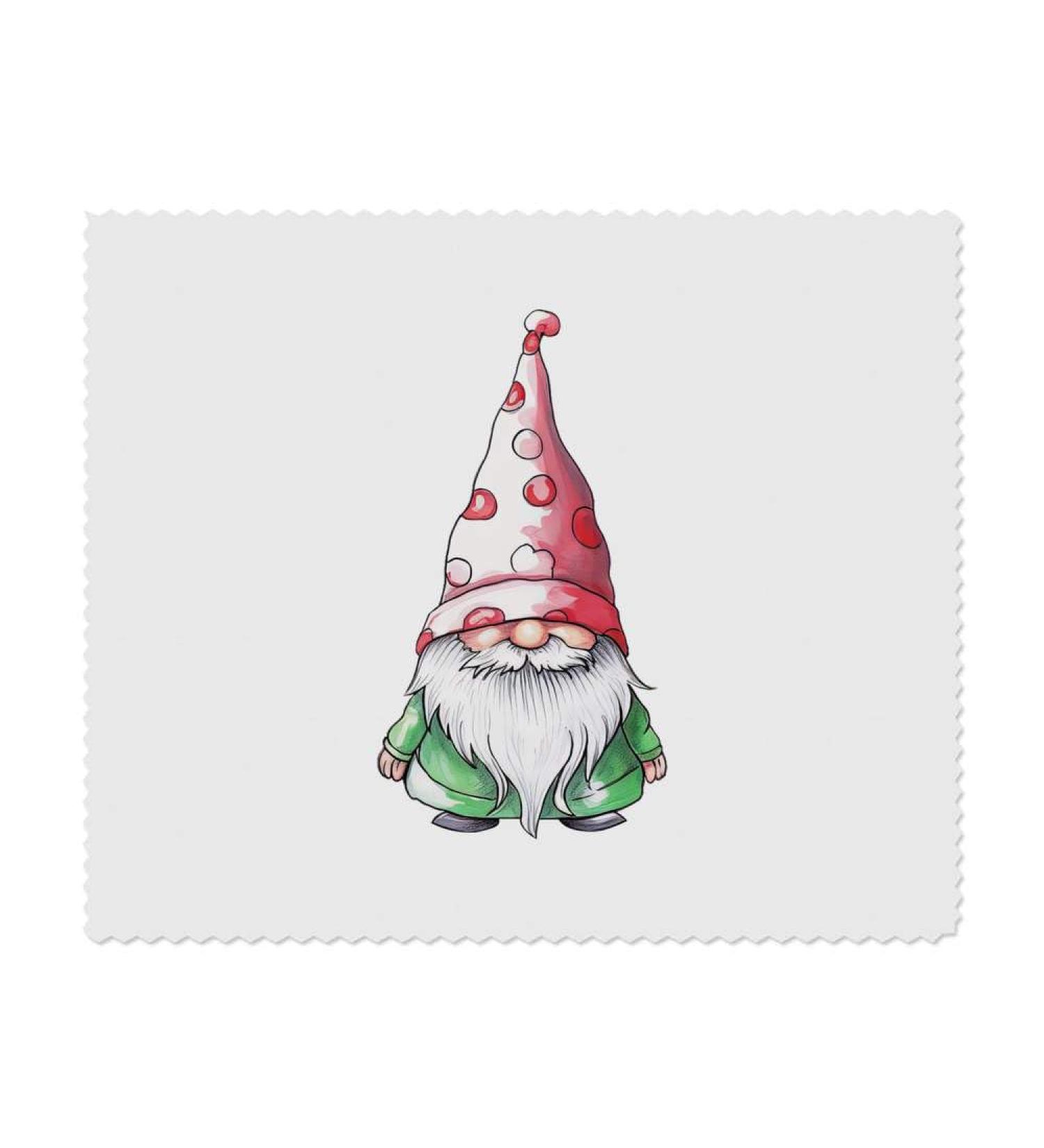 Christmas Gnome Microfiber Glasses Cleaning Cloths - 2 Pack | Perfect for Holiday Gift - Buy Online on GoSupps.com