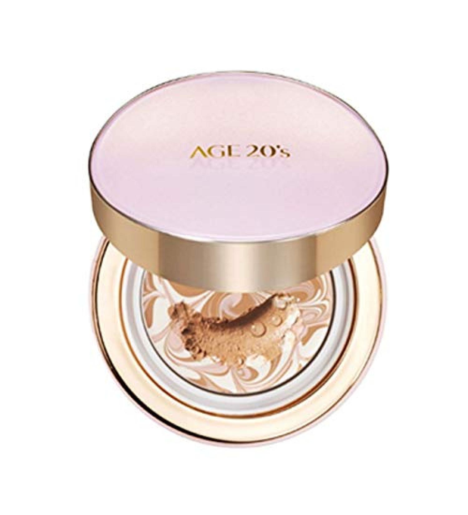 AGE20s Signature Essence Cover Pact Moisture Plus Refill #21 Light Beige