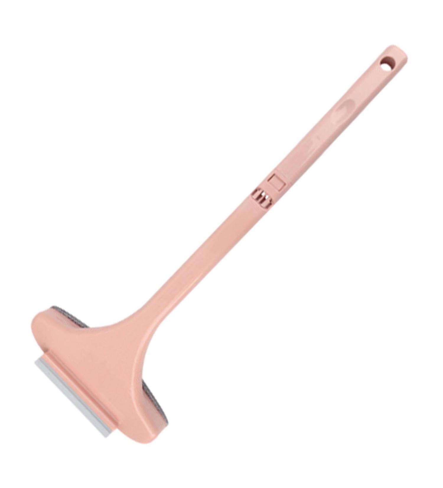 Generic Window Cleaning Brush - Window Glass Cleaning Brush | Reusable Window Cleaner Tool Wet And Dry Dual-Use Washing Equipment For Countertops Wall Wardrobes Sofa Pink - Buy Online on GoSupps.com