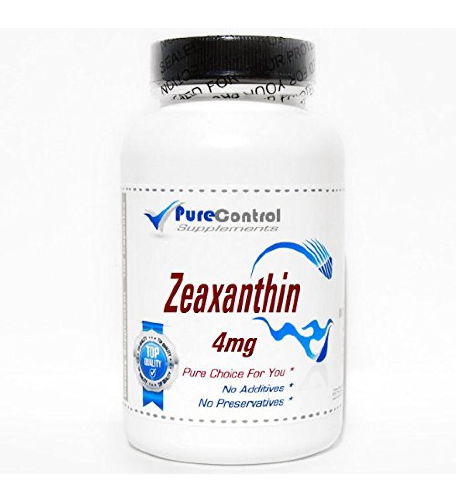 Zeaxanthin 4mg // 100 Capsules // Pure // by PureControl Supplements
