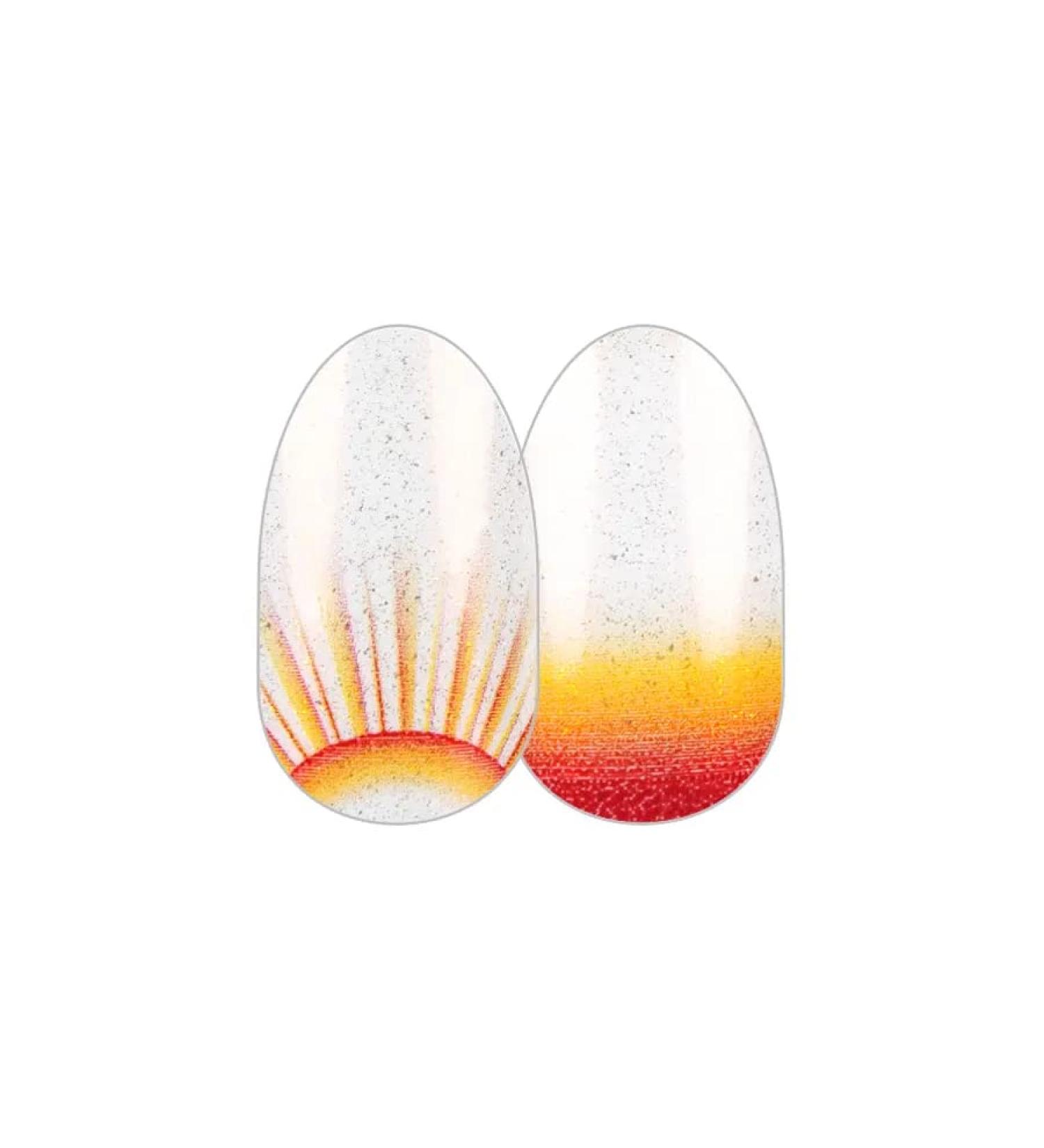Solstice Sunrise Color Street Nail Strips - Summer Solstice 2022 Clear Golden - 16 Count - Buy Online on GoSupps.com
