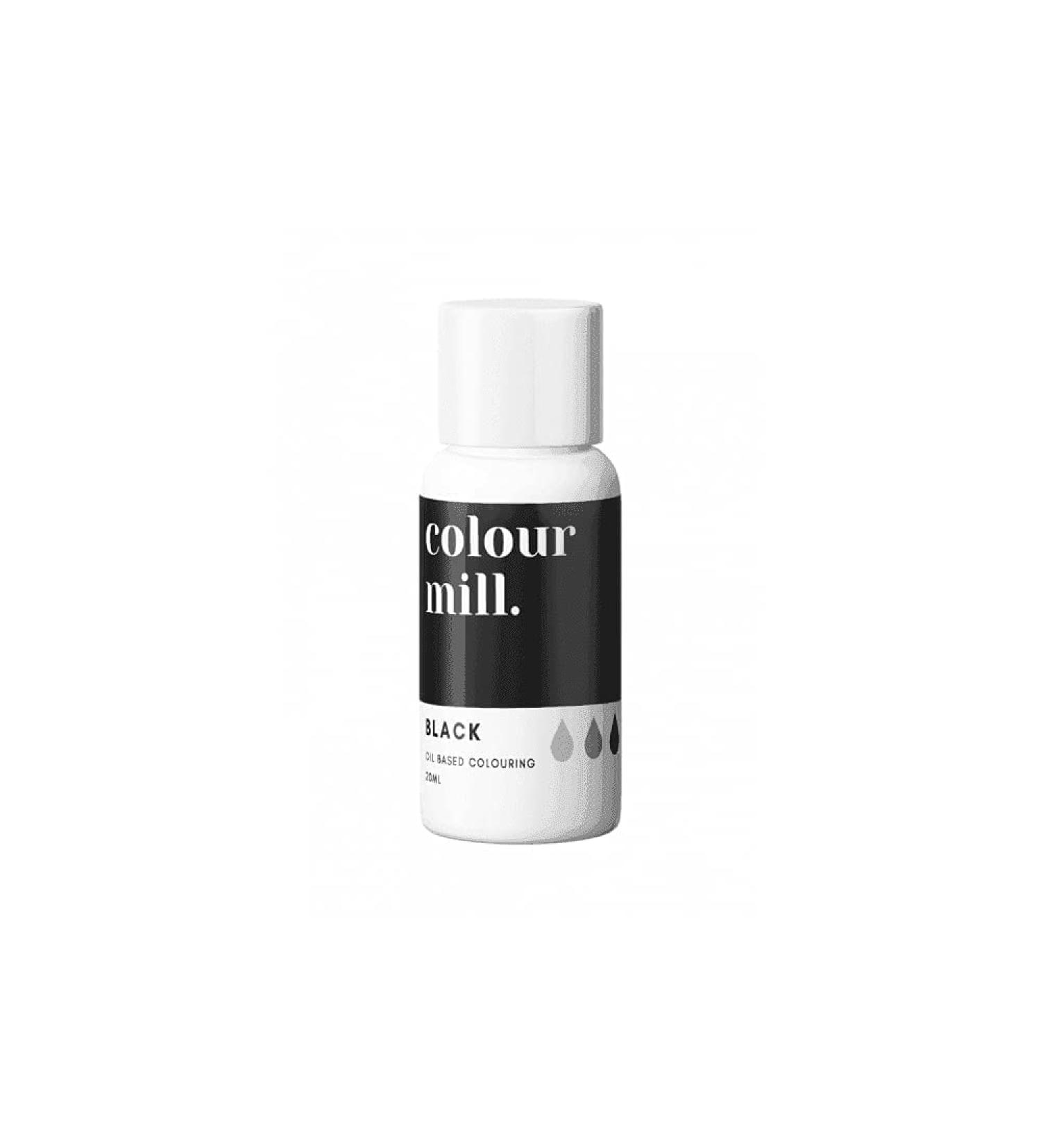 Colour Mill Edible Food Paint Colouring Liquid Cake Cookie Dye for Baking Icing Sugarpaste Fondant (20ml) Black