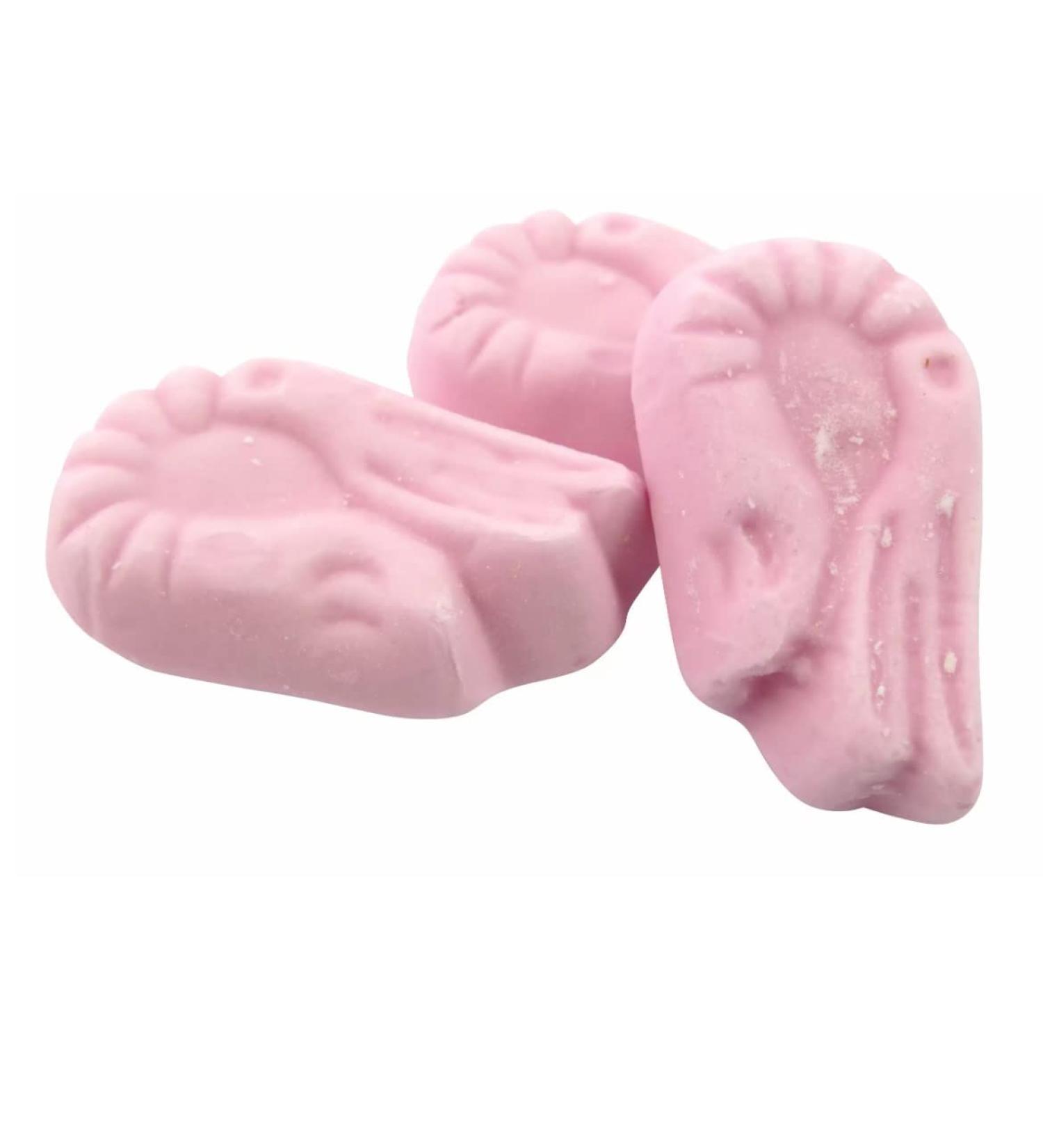 Old Timers Traditional Raspberry Flavoured Foam Shrimps by Barratt in Reusable Victorian Style Sweet Jar 970 millilitres 450 grams - Buy Online on GoSupps.com