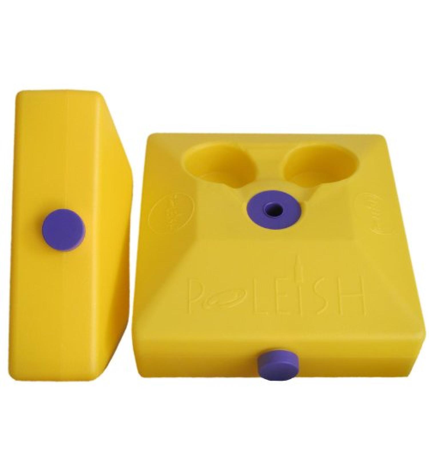 Poleish Sports Bottle Bash Multi Surface Bases Compatible with All Game Sets, Including Rookie (Pair) - Buy Online on GoSupps.com