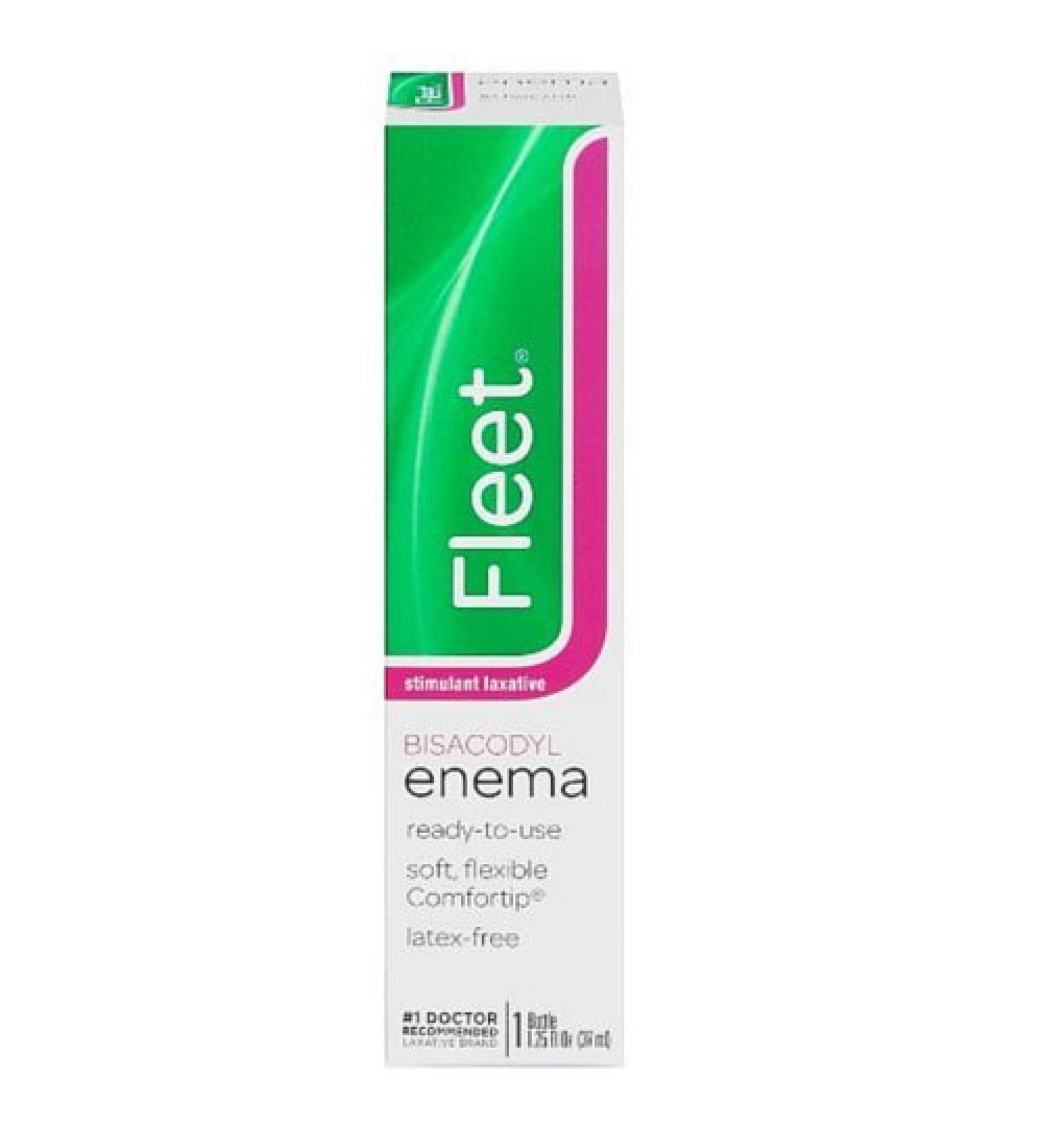 Fleet Bisacodyl Enema Ready To Use - 1.25 Oz | Fast-acting Constipation Relief - Buy Online on GoSupps.com
