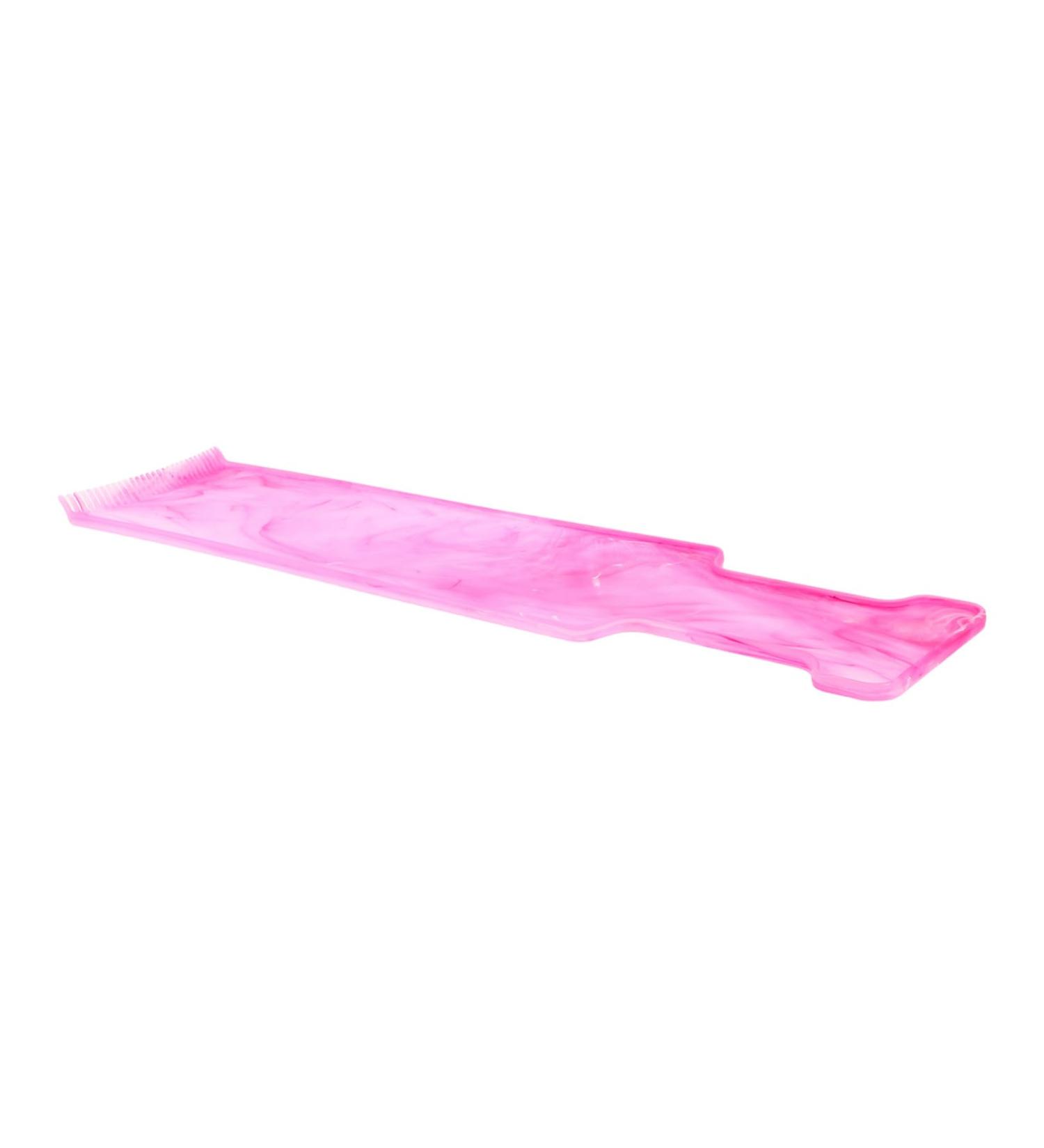 Vaguelly Palette de Coloration Capillaire Multifonctionnelle Dents Planche en Plastique pour M ches et Balayage Outil Coiffure pour Salon et Domicile Rose - Buy Online on GoSupps.com