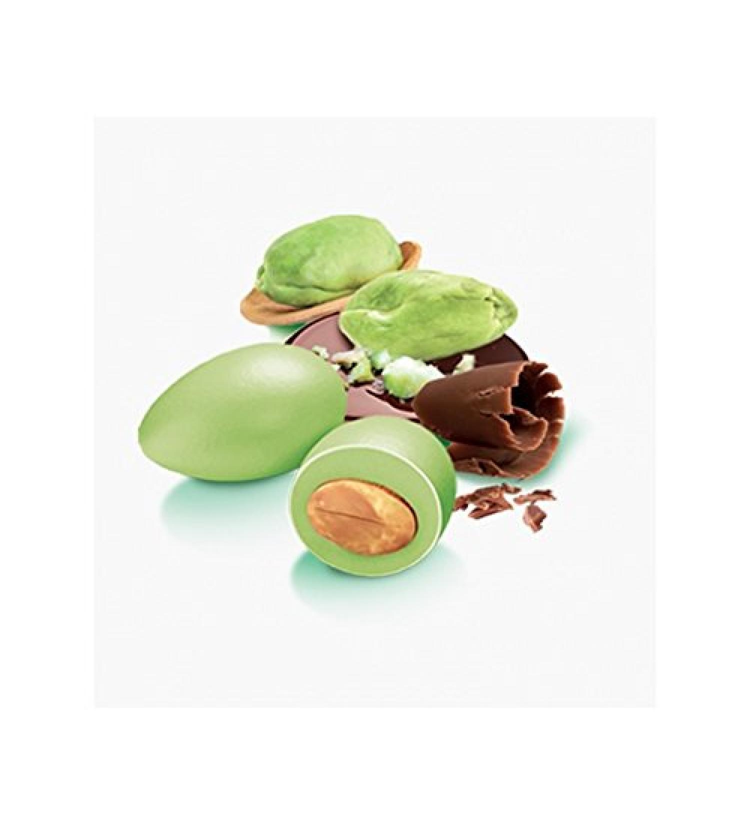 Papa Dolce Amaro Confetti vert clair Chocco Pistache - Pape Dolceamaro - Sans gluten 500 g (95 confettis)