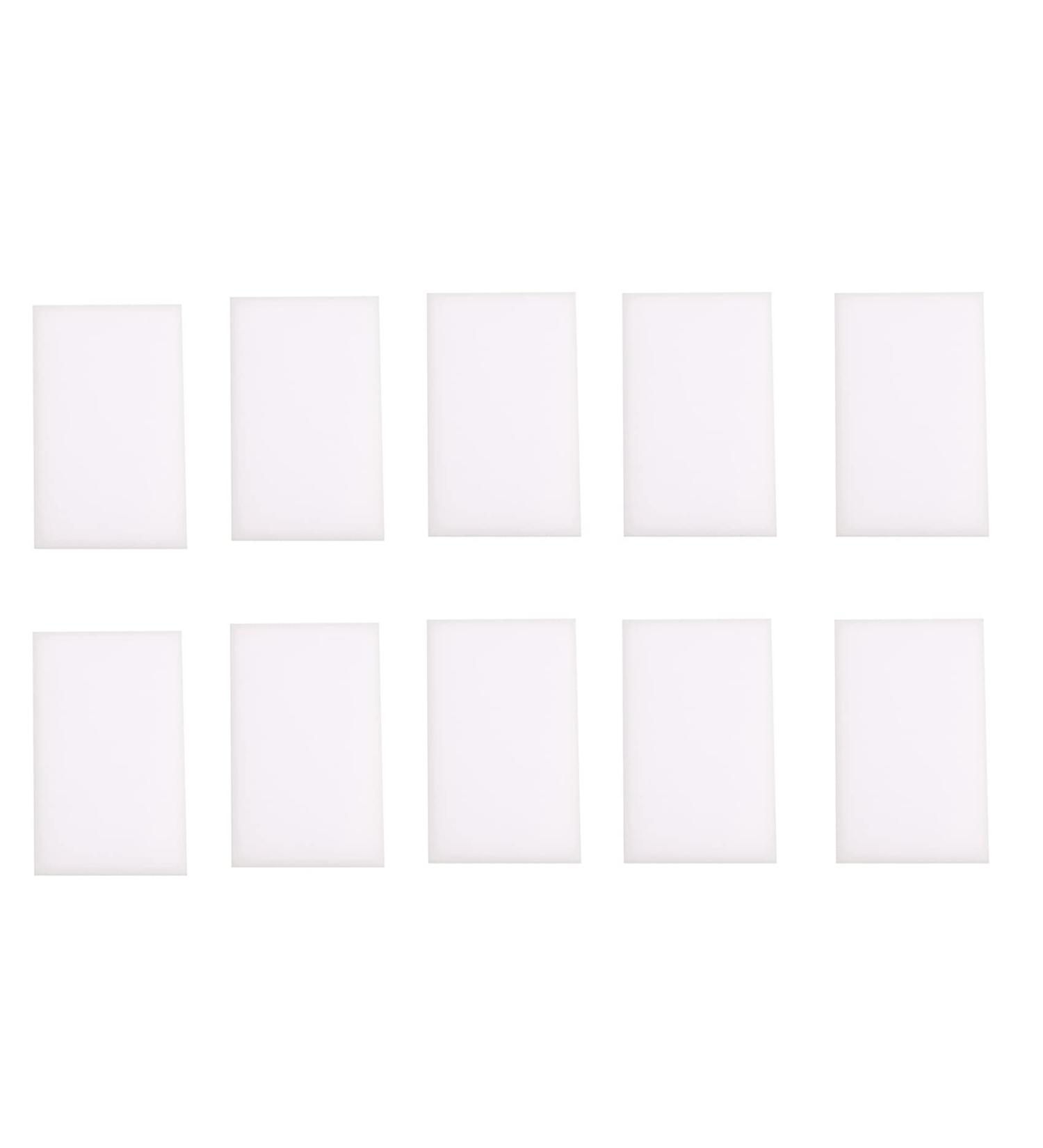 Clisted Melamine Sponge Magical Sponge Rub Melamine Cleaner Eco-Friendly White Kitchen Magical Sponge Rub 10 x 6 x 2 cm 1000 Pcs - Buy Online on GoSupps.com