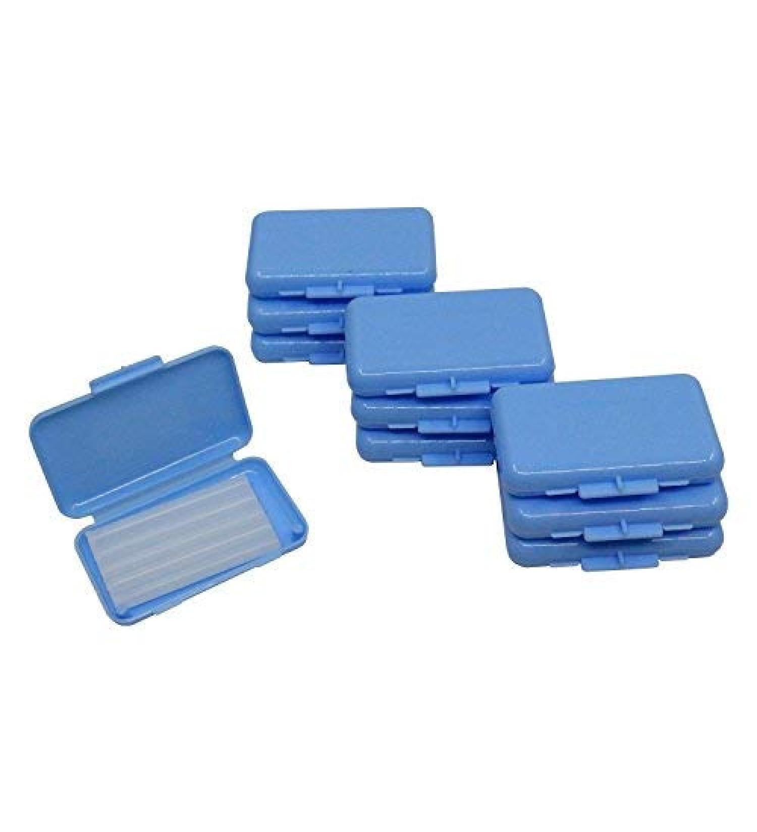 Teeth Wax Mint Orthodontic Braces Wax Fresh Breath Oral Care Kits 10 Packs