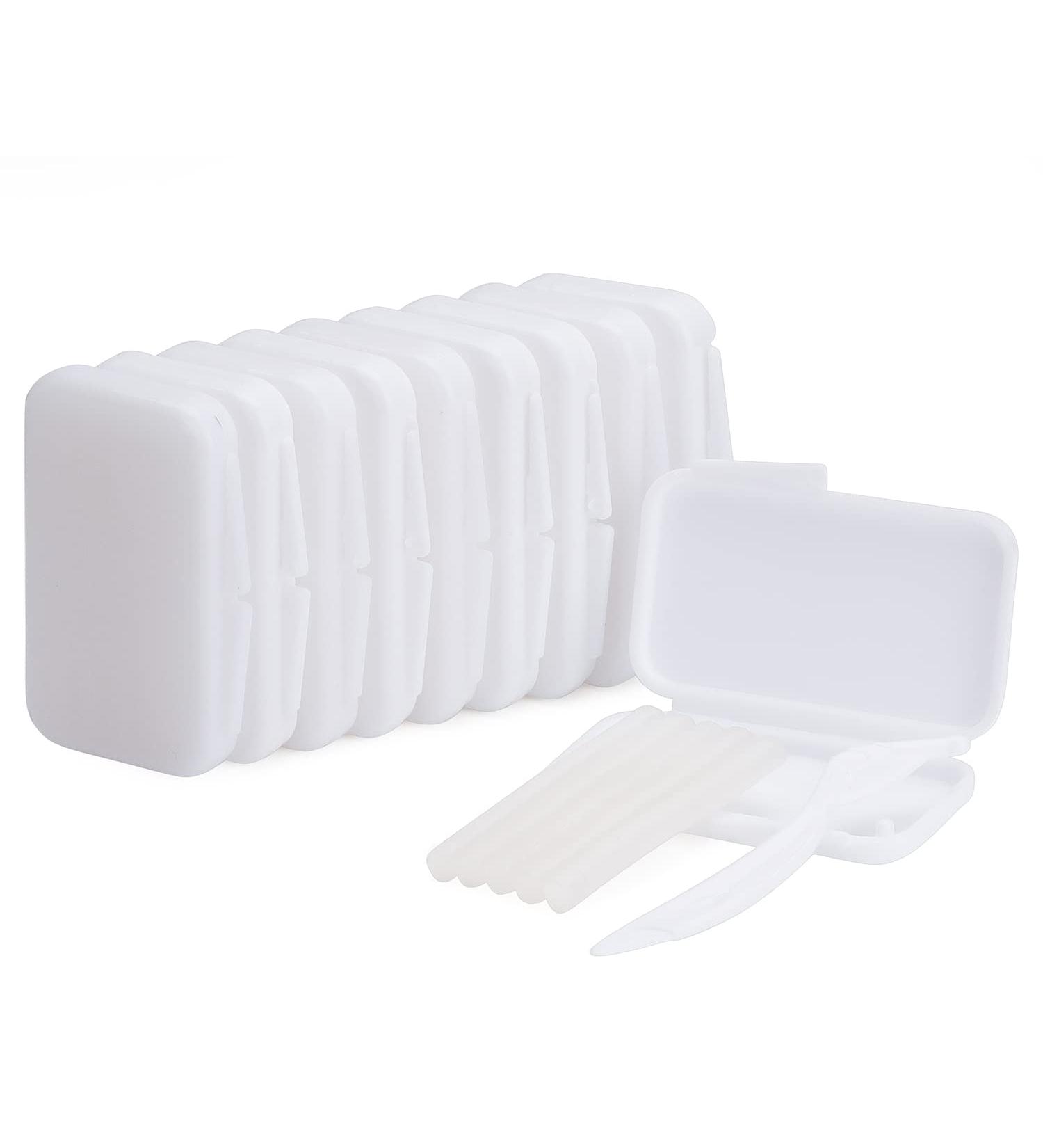 Orthodontic Wax for Braces - 10 Box Dental Wax for Braces - Free Cutter - White - Buy Online on GoSupps.com