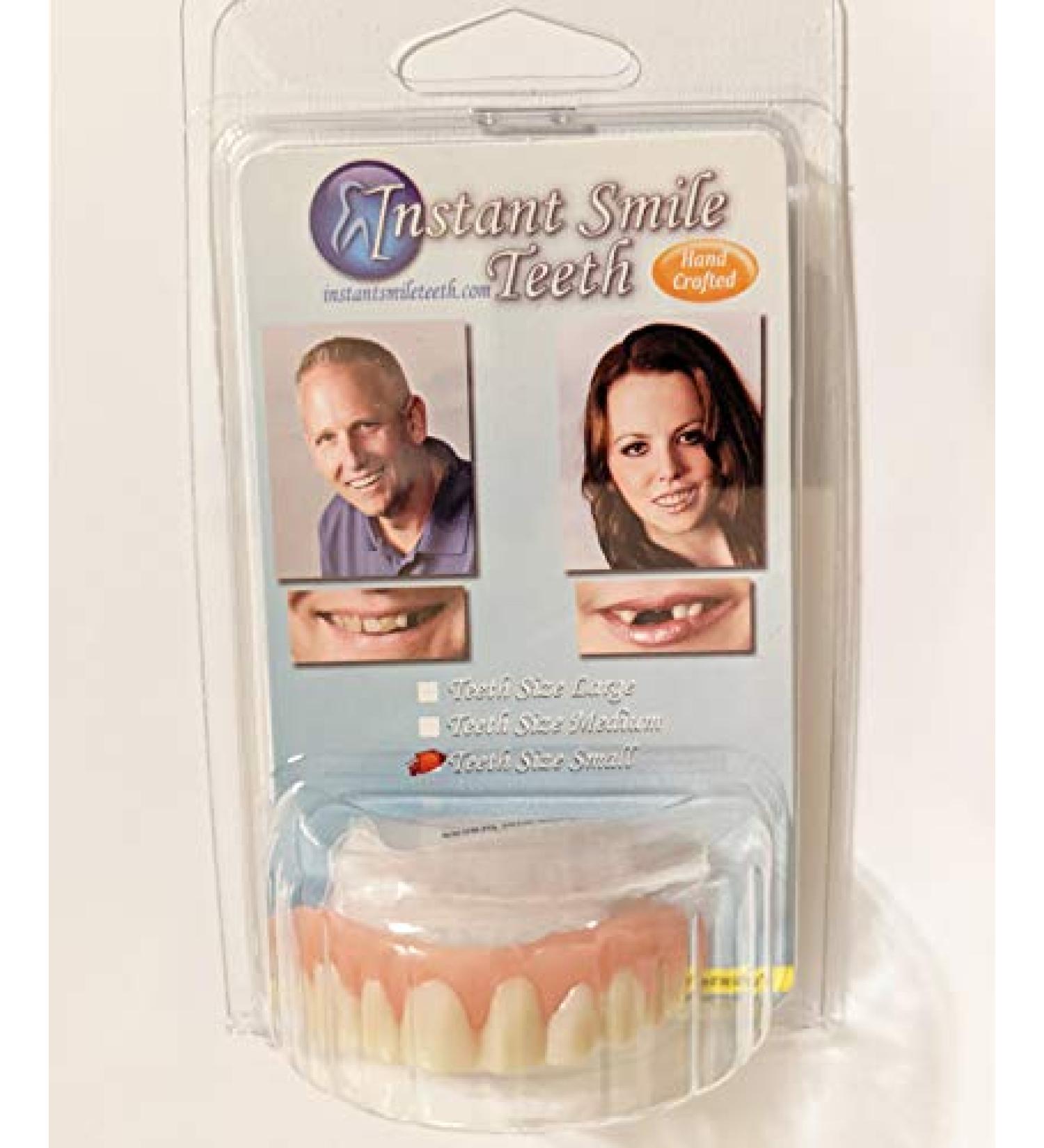 Small Instant Smile Teeth Upper Secure Cosmetic Costume Top Teeth Dental
