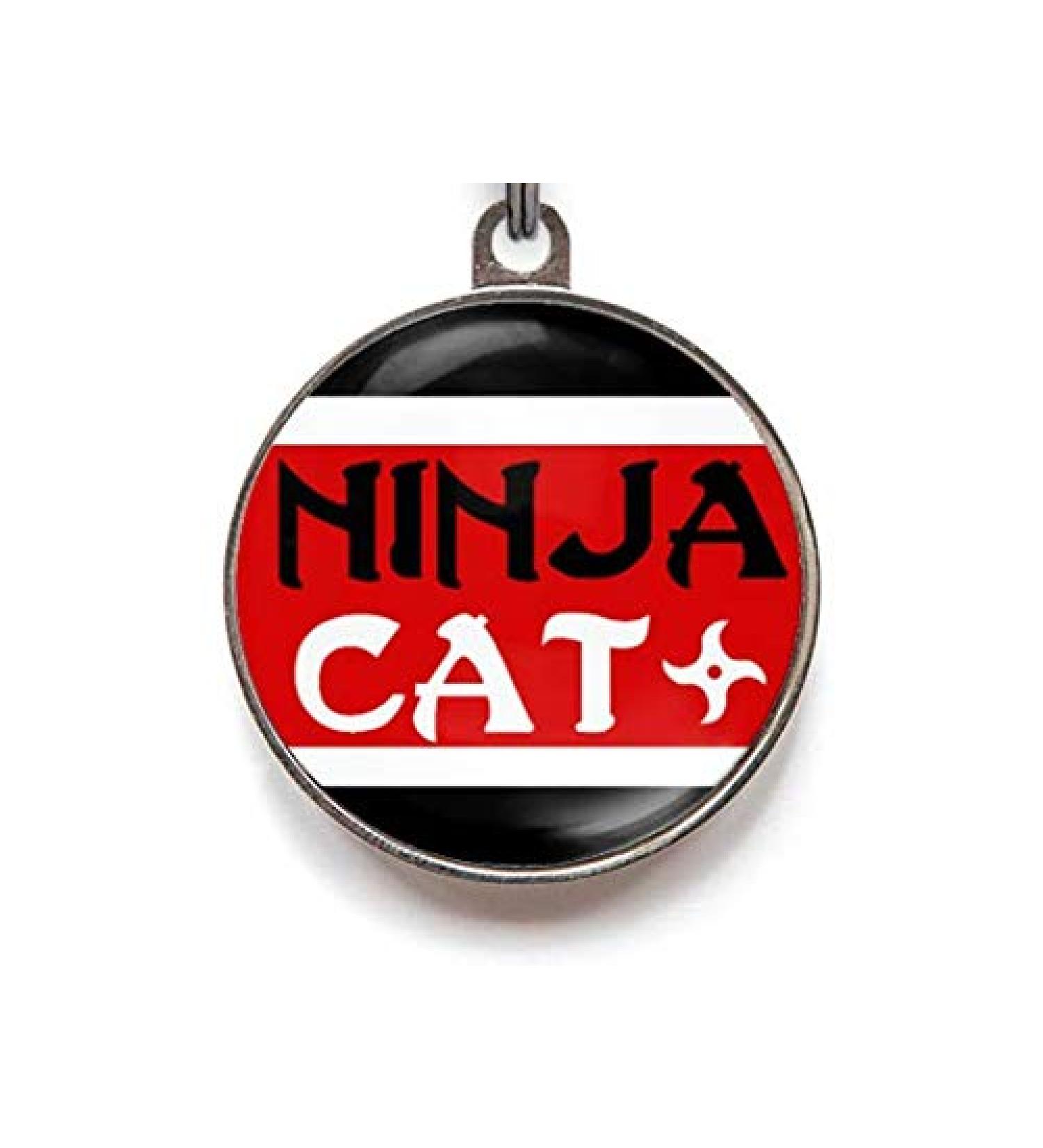 Wag-A-Tude Tags Ninja Cat Tag | FREE Personalisation - Buy Online on GoSupps.com