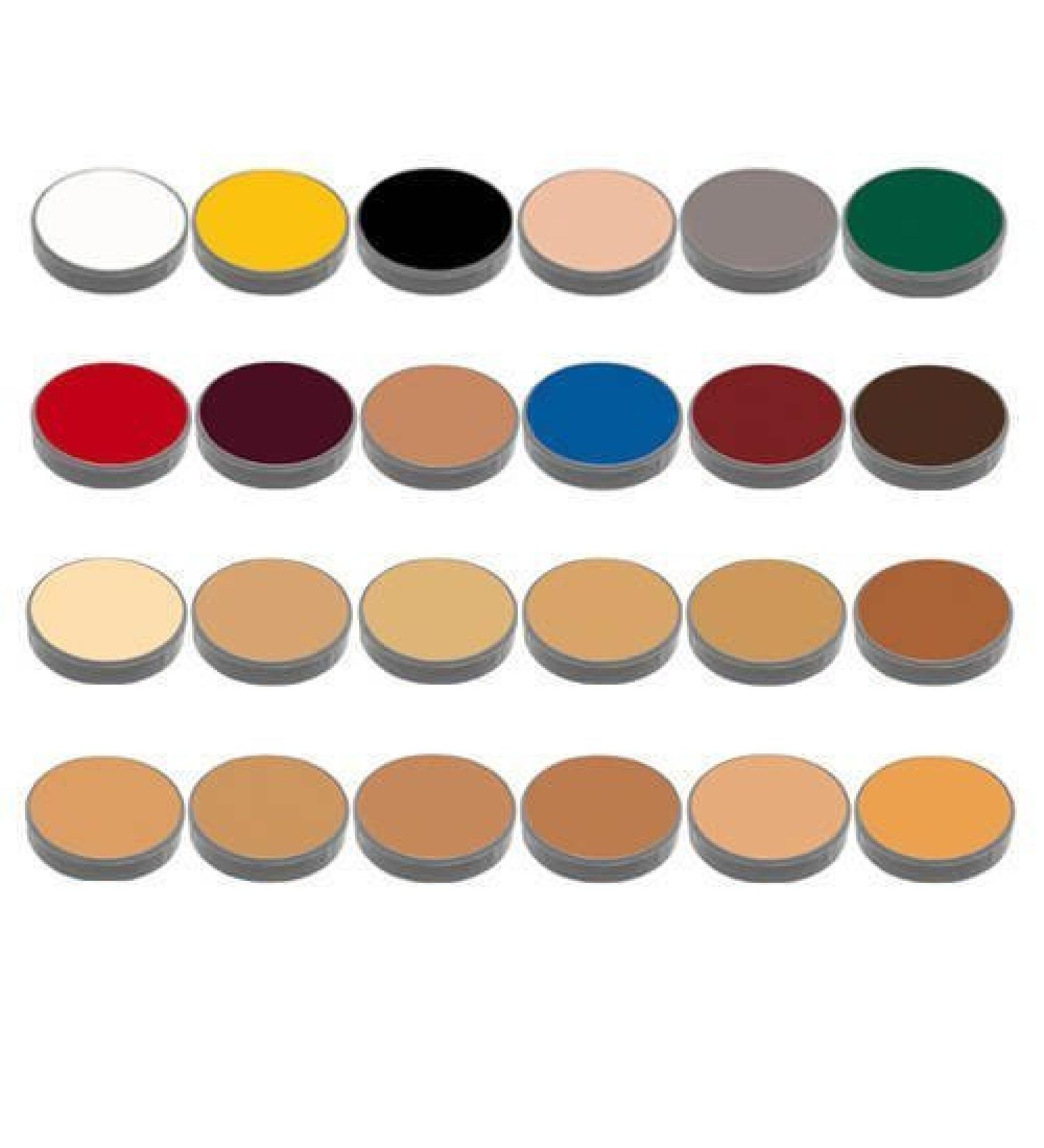 Grimas Creme Make-Up 24-Color-Palette Color K B&V by Grimas