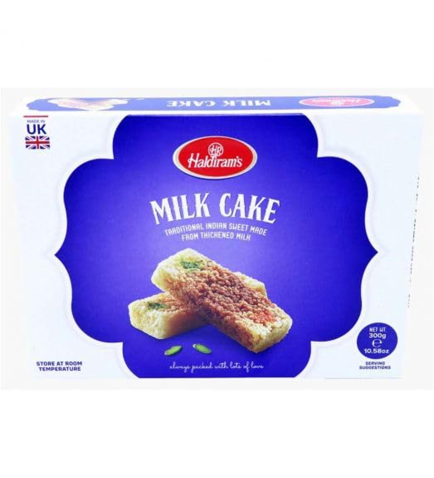 Haldiram Milk Cake - 300g | Authentic Indian Sweets for Festive Delight | Popular Indian Sweets on Every Occasions | Rich Flavour | Dessert | Sweet Gifts - Buy Online on GoSupps.com