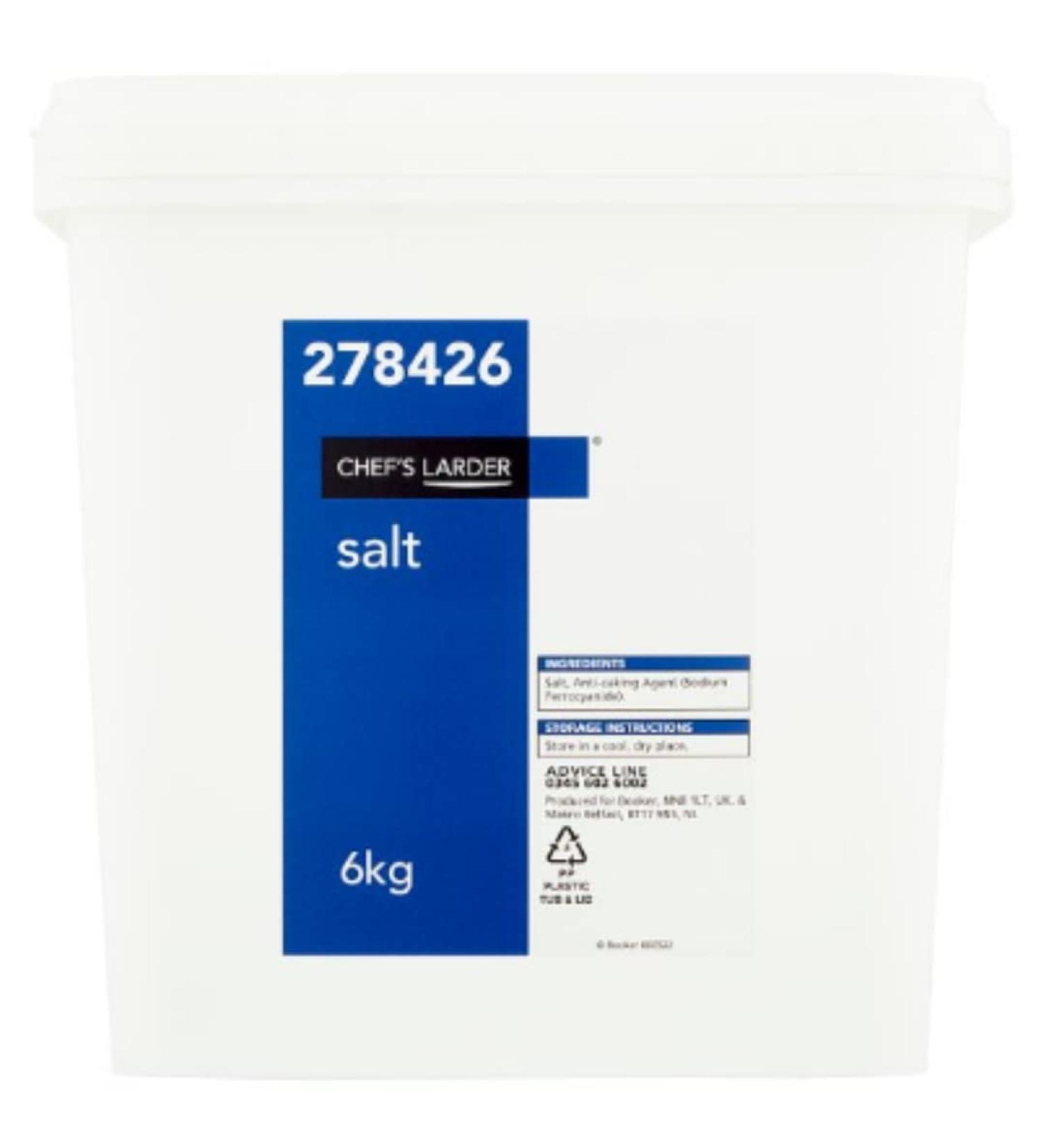 Chef's Larder Salt 6000g x 1