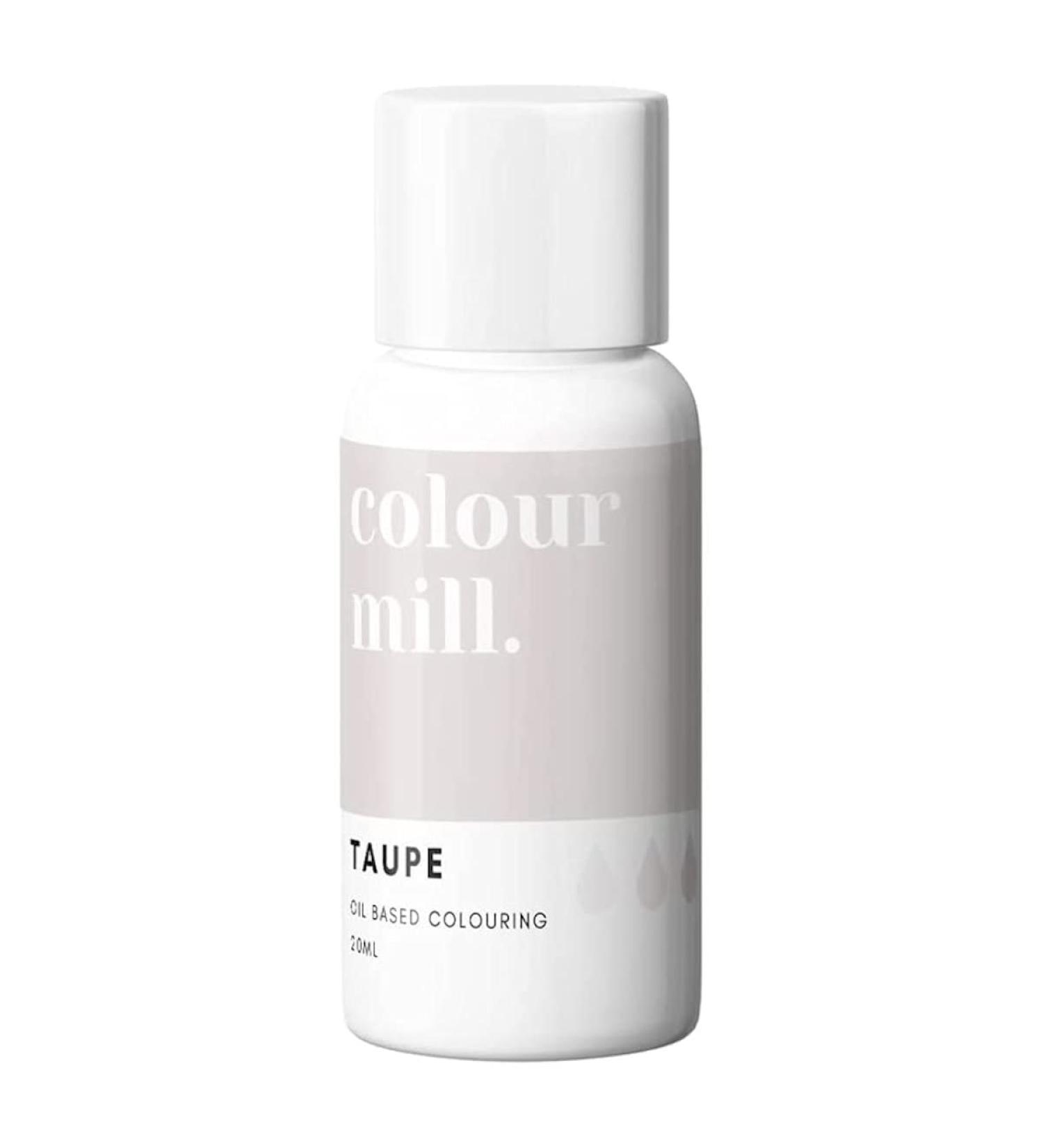 Colour Mill Oil Based Next Genertion Edible Food Paint Colouring for Buttercream Fondant Sugarpaste Icing and Chocolate - Taupe 20ml