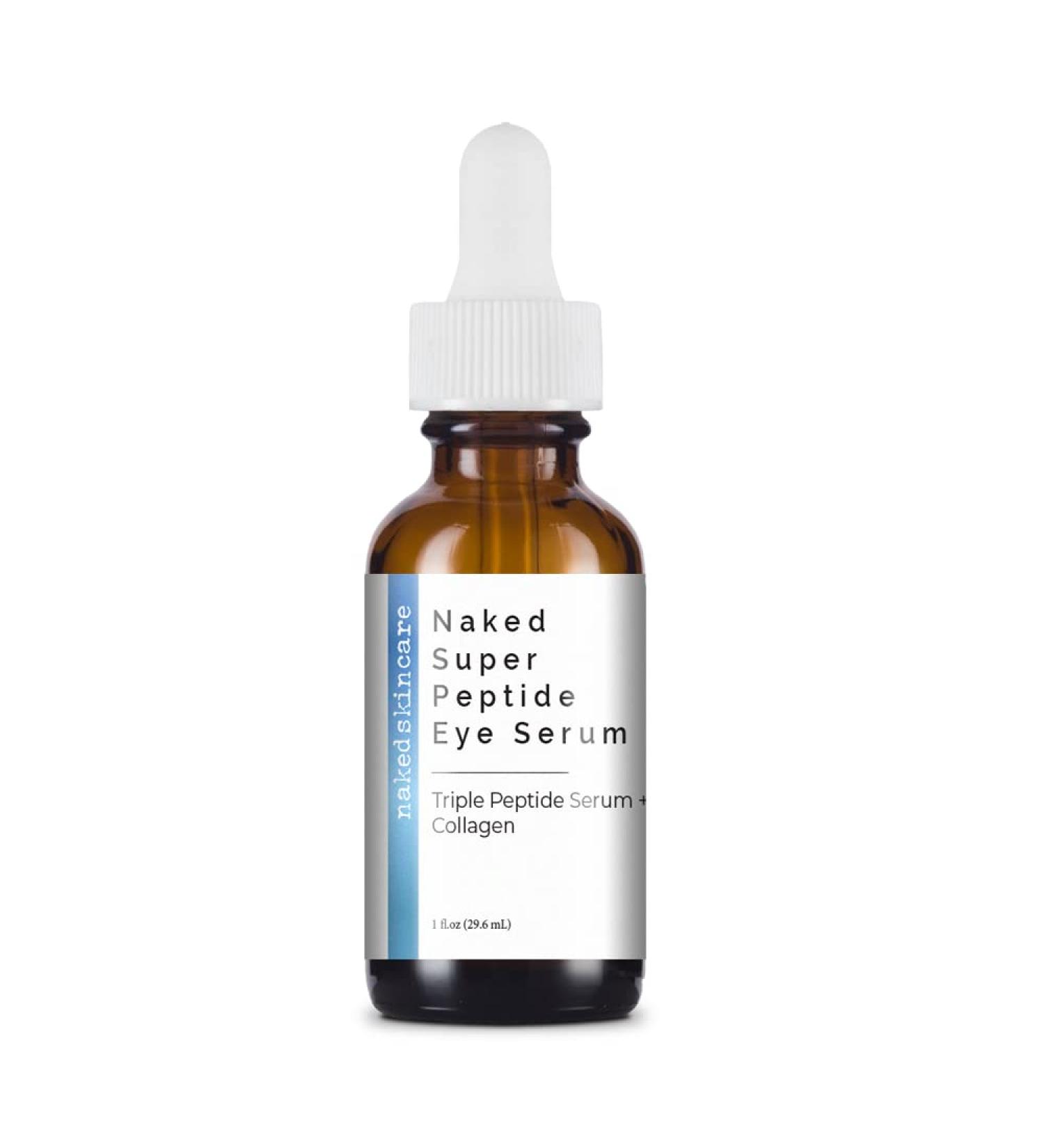 Collagen Peptide Eye Serum - Hydrating Anti Aging Formula for Wrinkles, Fine Lines, Dark Circles, and Puffy Eyes - 1 Fl Oz - Buy Online on GoSupps.com