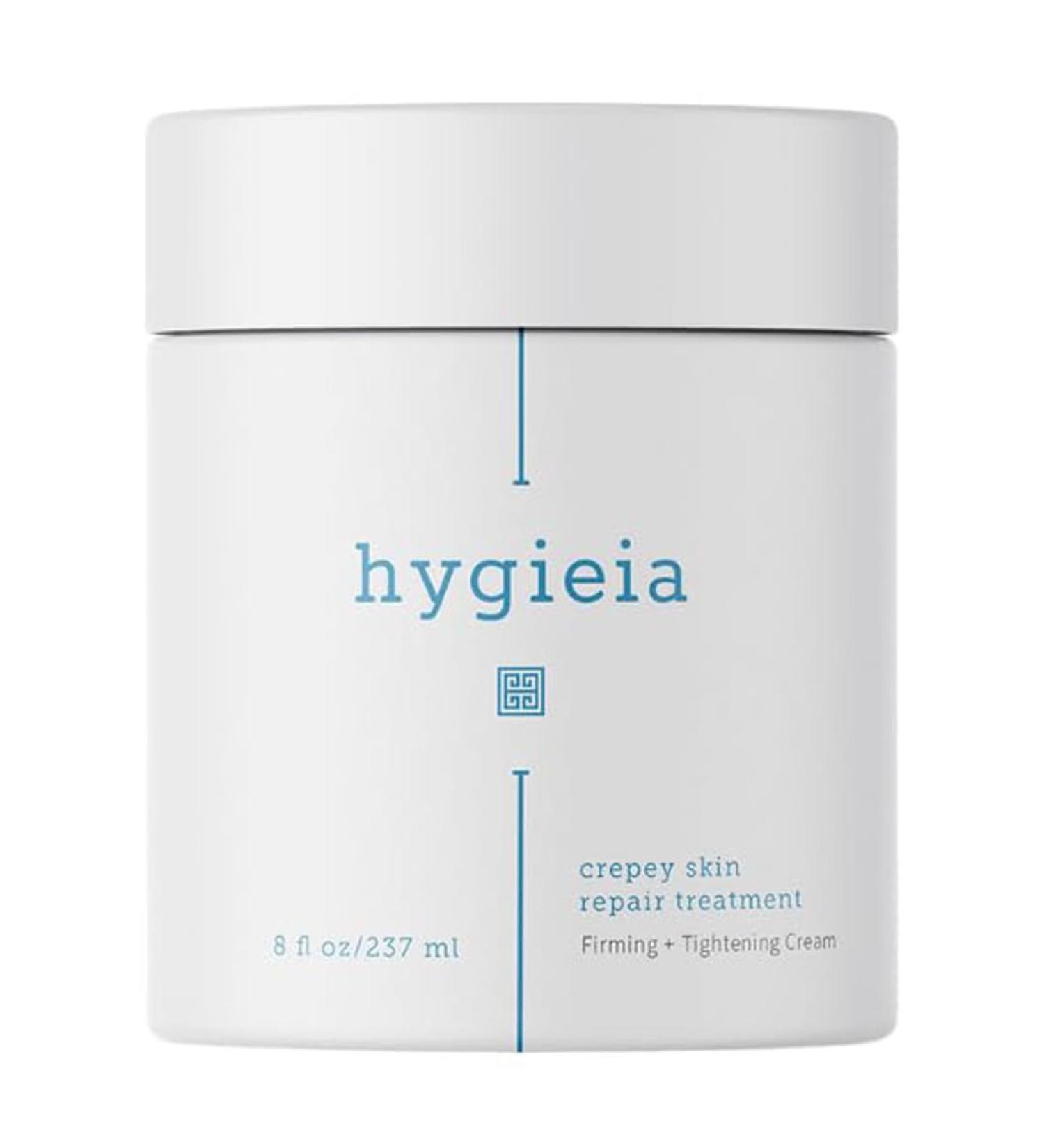 Hygieia + Crepey Skin Full Body Moisturizing & Firming Cream Tighten & Smooth Crepey Skin - Anti-Aging Moisturizer with Hyaluronic Acid AHAs & Natural Oils to Rejuvenate Soften & Hydrate 8oz - Buy Online on GoSupps.com