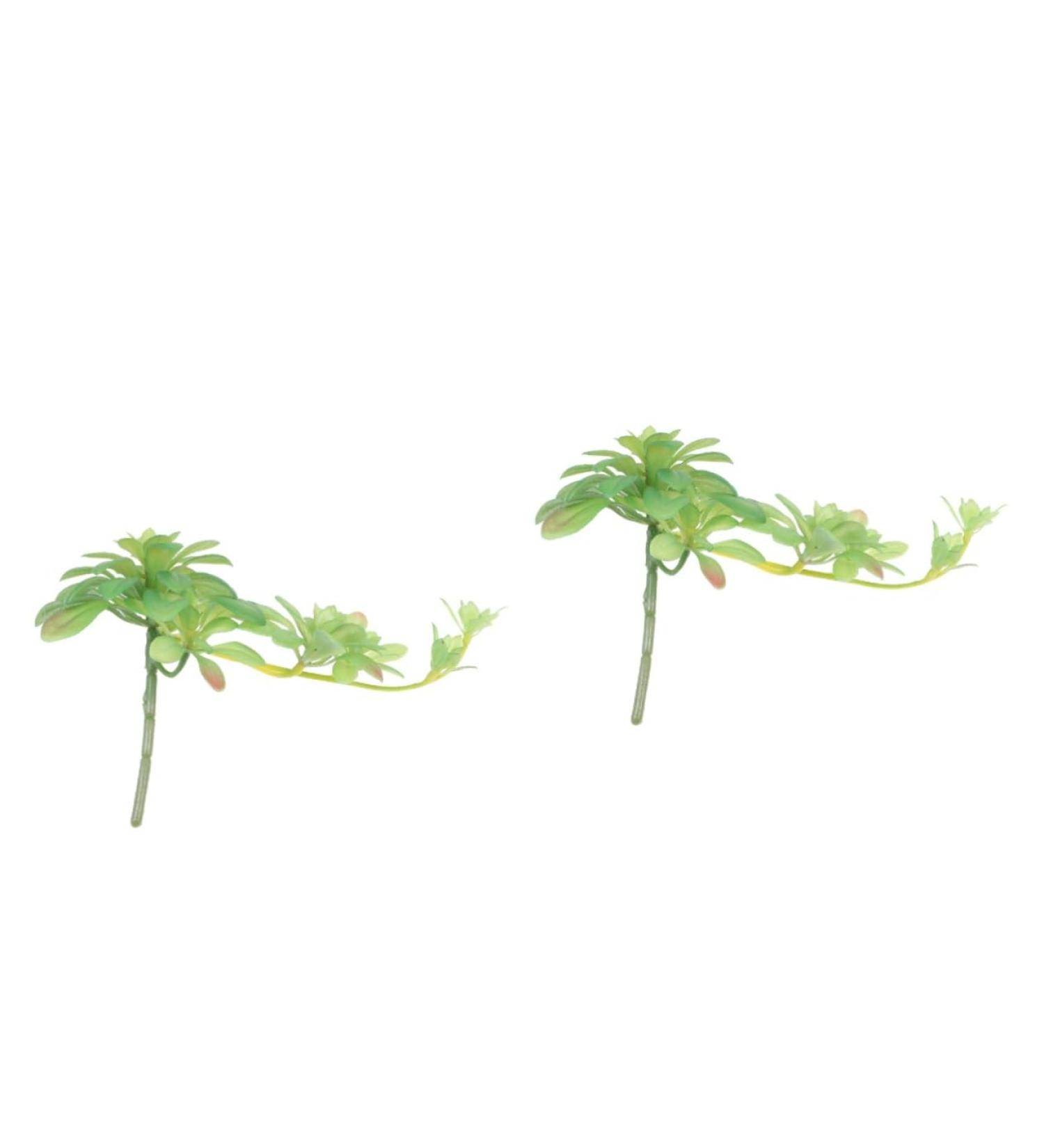 Zerodeko 2 Pcs Simulation Plant Succulent Outdoor Small Greenery Decor Artificial Succulents Photo Mini Decor Plants Wedding Scene Layout Prop Plastic Child Christmas The Flowers Greenx2pcs 29x18cmx2pcs - Buy Online on GoSupps.com