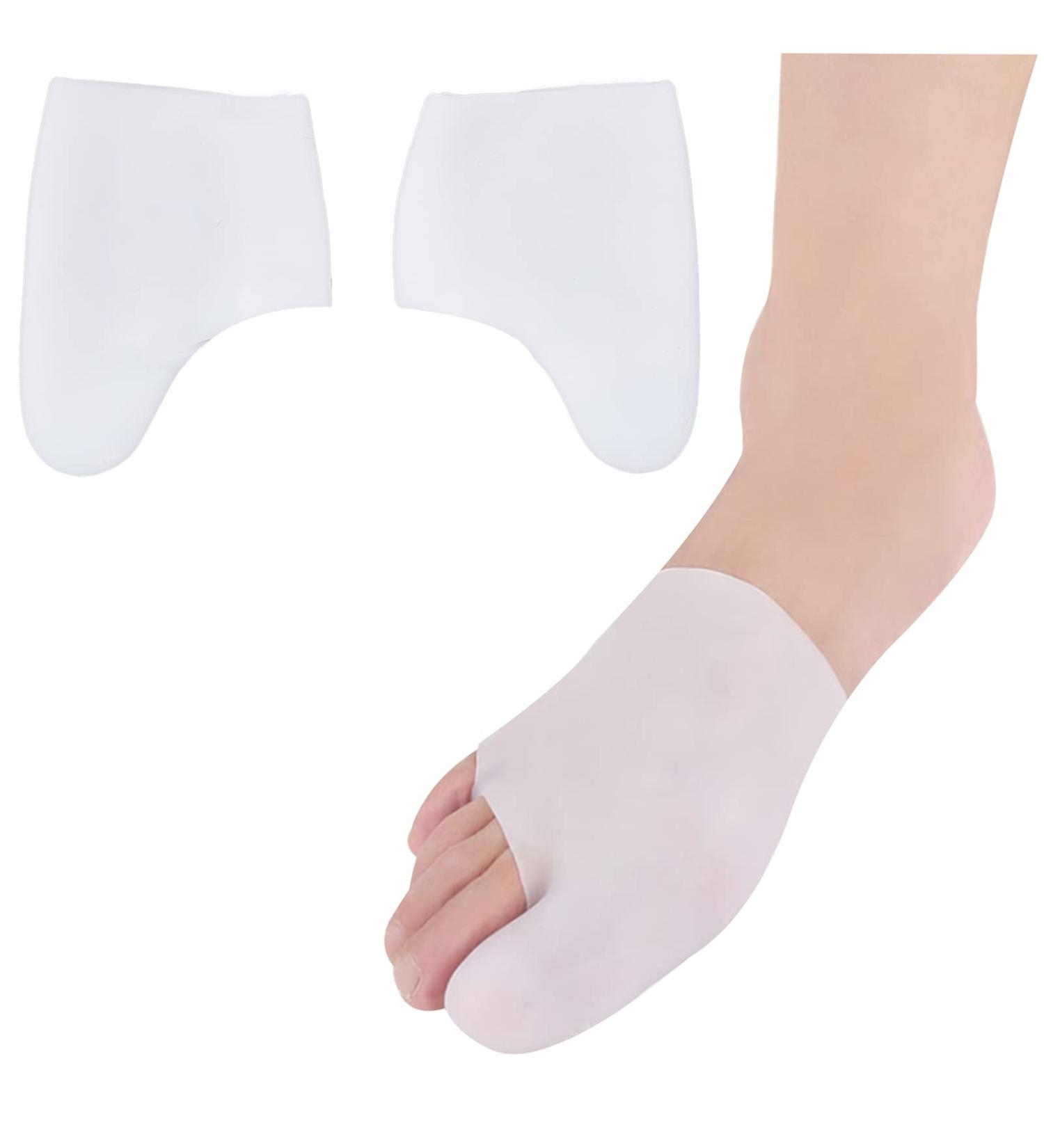 Niceneeded 2PC Silicon Gel Sock Pads Breathable Toe Protection for Ballet Dance Shoes Comfort Pillows for Large Toes - Buy Online on GoSupps.com