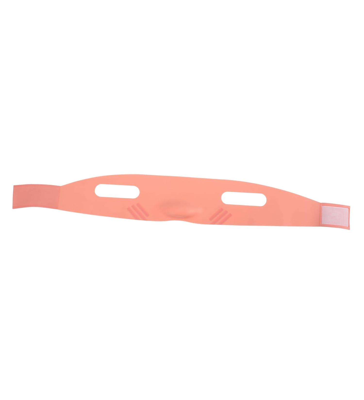DOITOOL Silicone Beauty Double Chin Tape Face Maskes Double Chin Reducer Lift V Thin Face Lifter Strap Chin Lift Woman Pink V-belt Compact Silica Gel - Buy Online on GoSupps.com