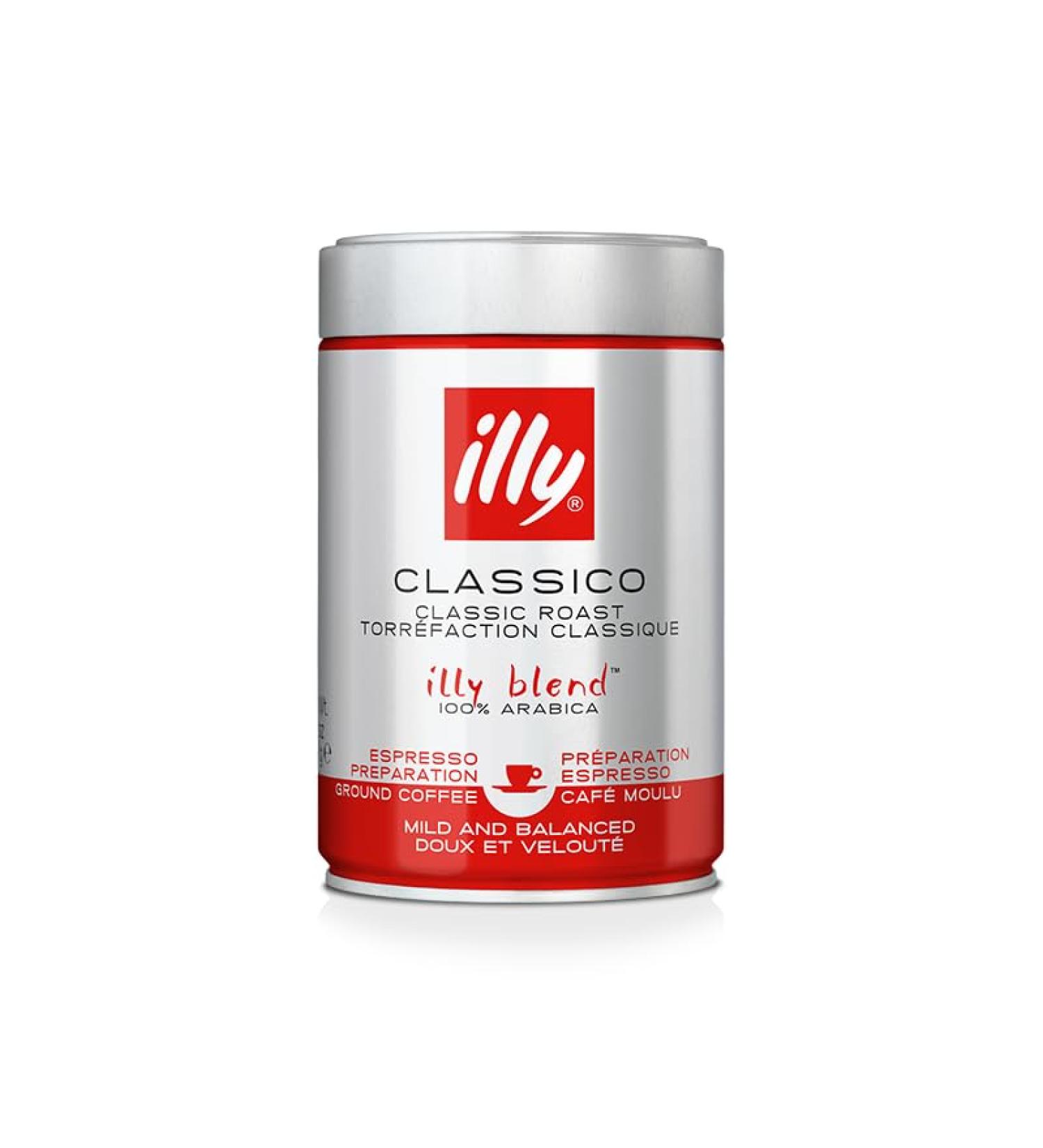 illy Classico Mild & Balanced Ground Coffee 12 x 250g Pack
