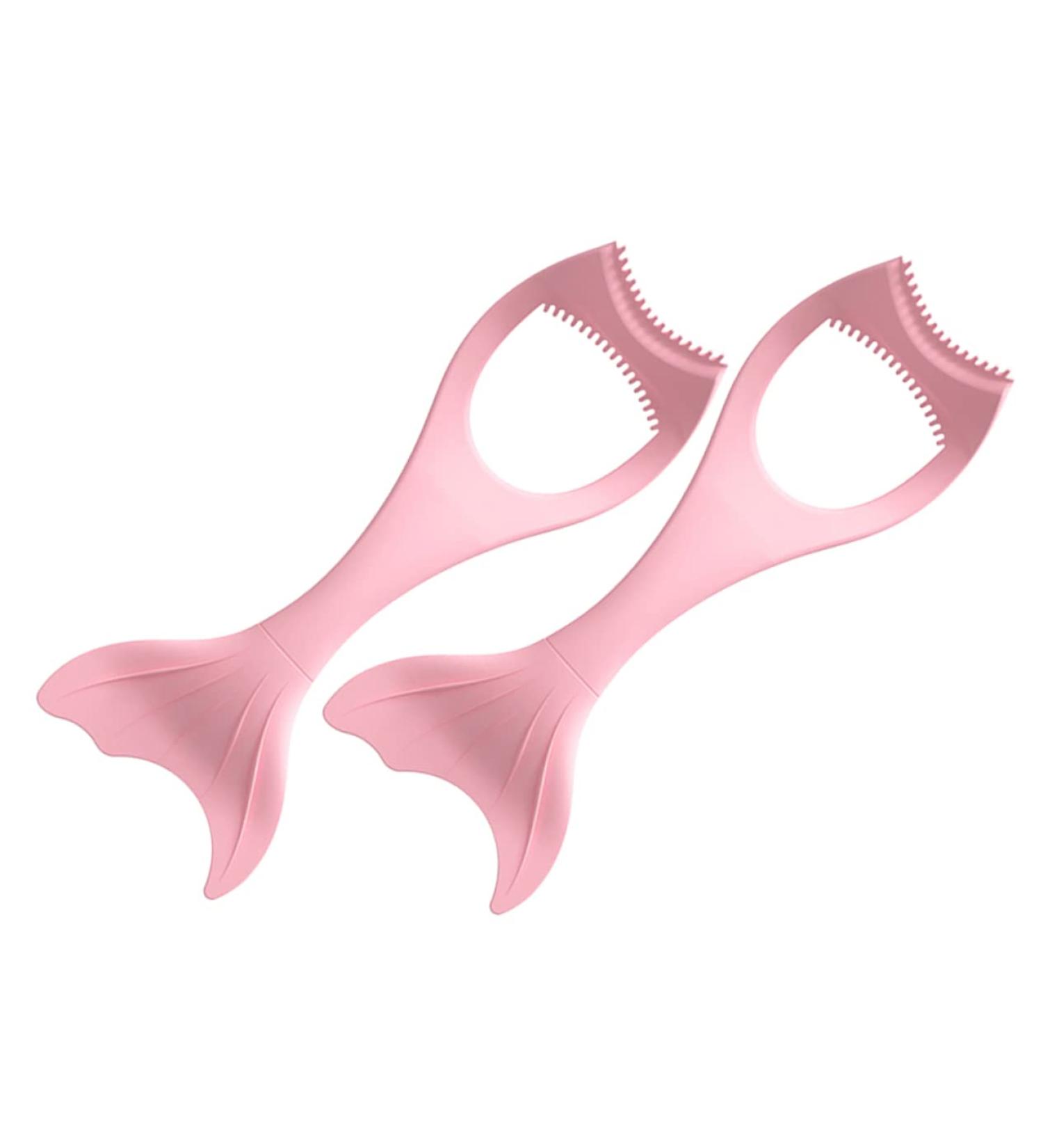 FOMIYES 2pcs Mascara Brush Silicone Molds Makeup Eyeliner Silicone Eyeliner Make up Aid Girl Eyes Cosmetics - Buy Online on GoSupps.com