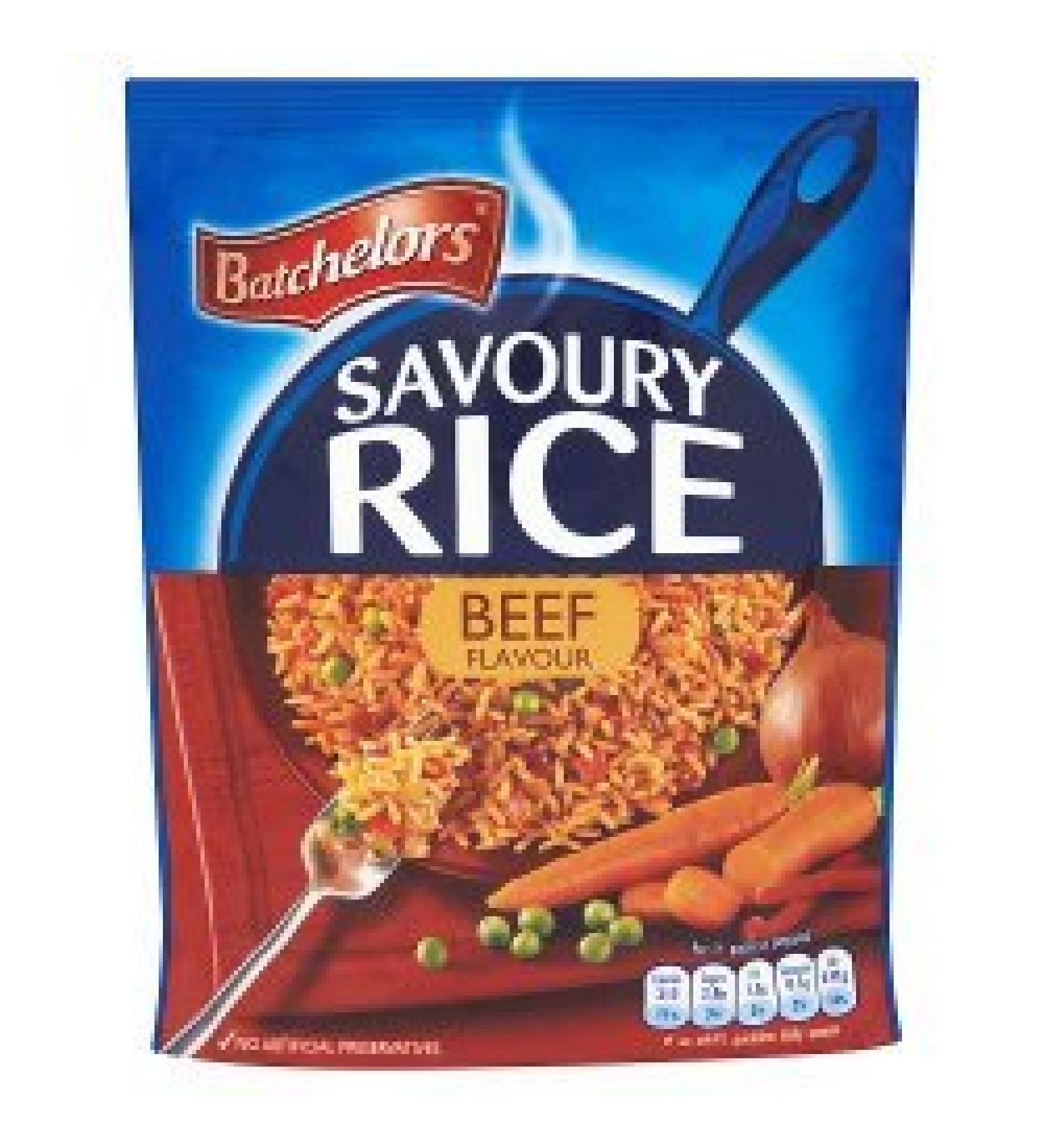 Batchelors Original Savoury Rice Beef 120g x 10