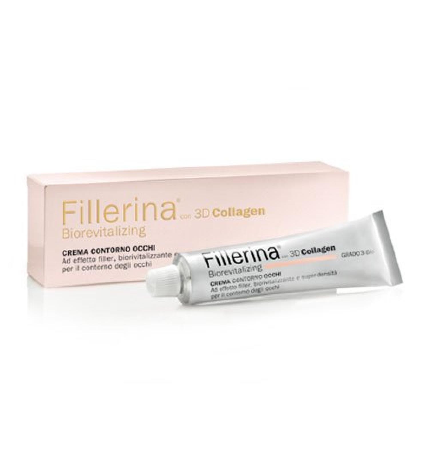 Fillerina LABO FILLERINA BIOREVITALIZING 3D COLLAGEN EYE CONTOUR CREAM Grade 5 BIO 15 ml