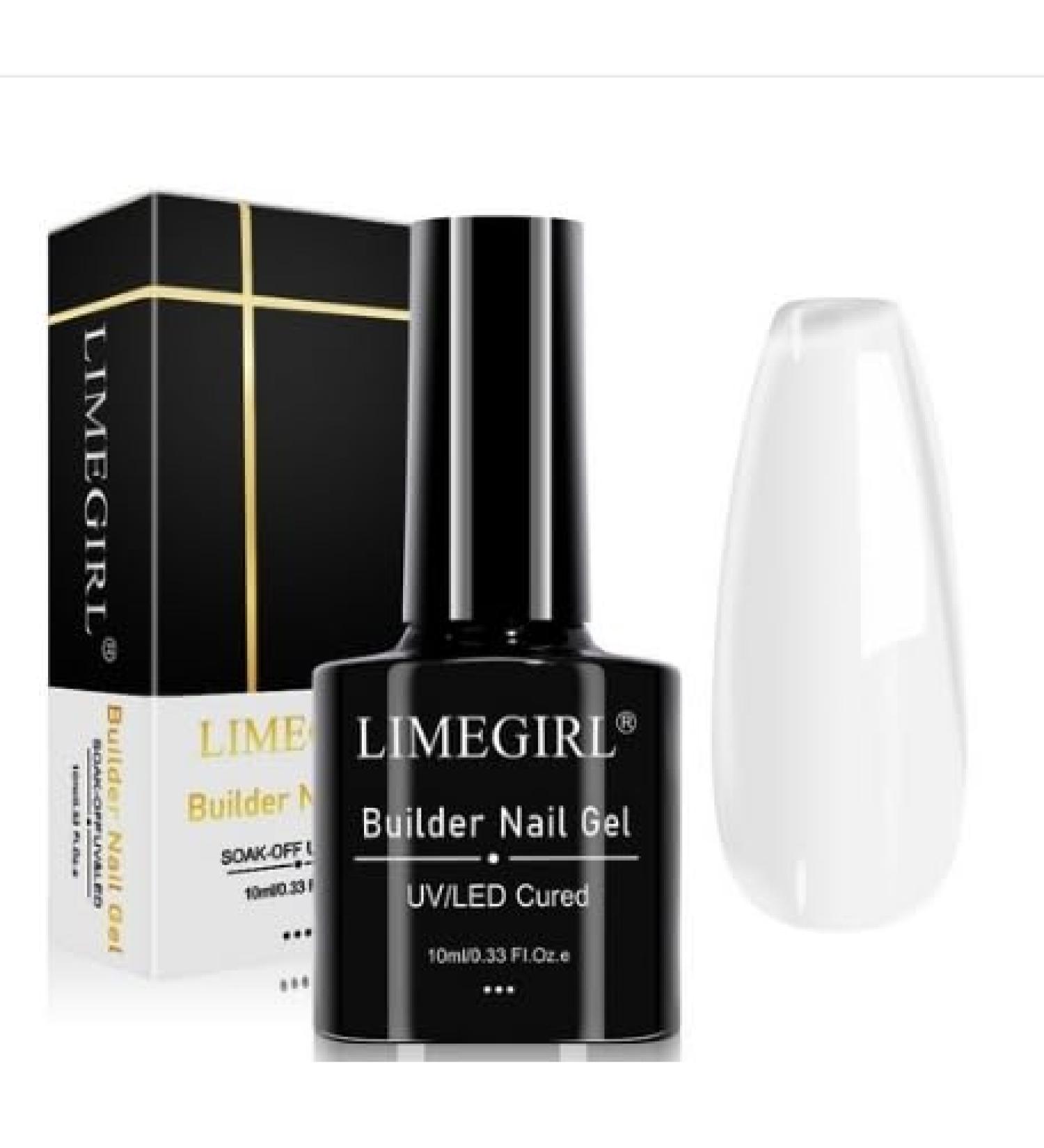 Builder Gel for Nails 10ml Clear Gel Nail Polish 7 In 1 Brush On Gel Builder for Nails Extension Hard Gel Builder Nail Strengthen Extension Gel Base Gel Rhinestone False Nail Tips Glue Gel - Buy Online on GoSupps.com