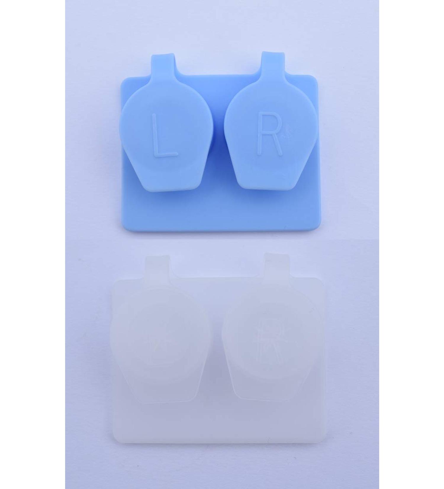 Buy Flip Top Contact Lens Case - 2-Pack Light Blue/Clear | Free Shipping on $25+ Orders - Buy Online on GoSupps.com