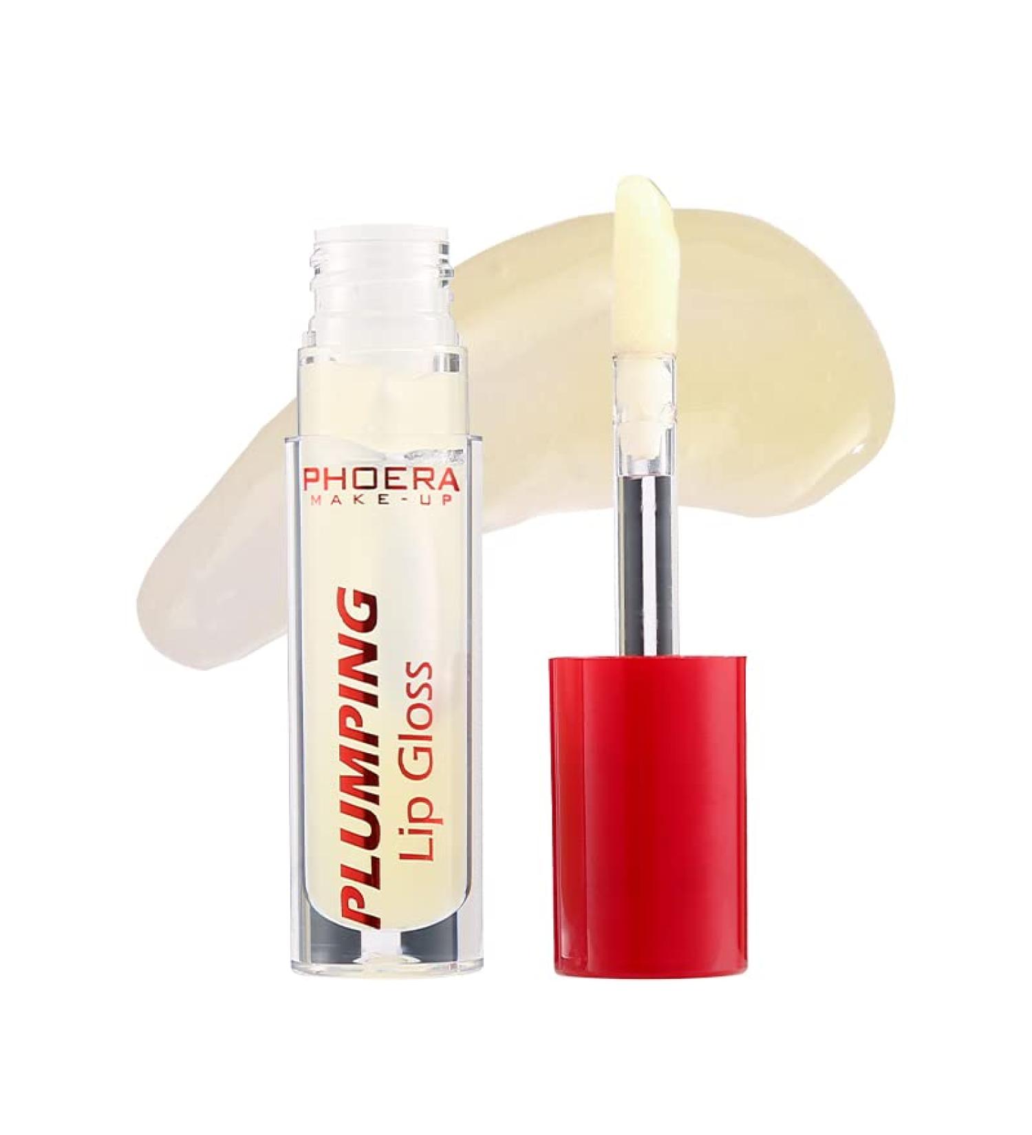 Phoera Lip Plumping Gloss | Natural Lip Care with Vitamin E Shea Butter & Cinnamon Oil for Fuller Softer Lips - Buy Online on GoSupps.com