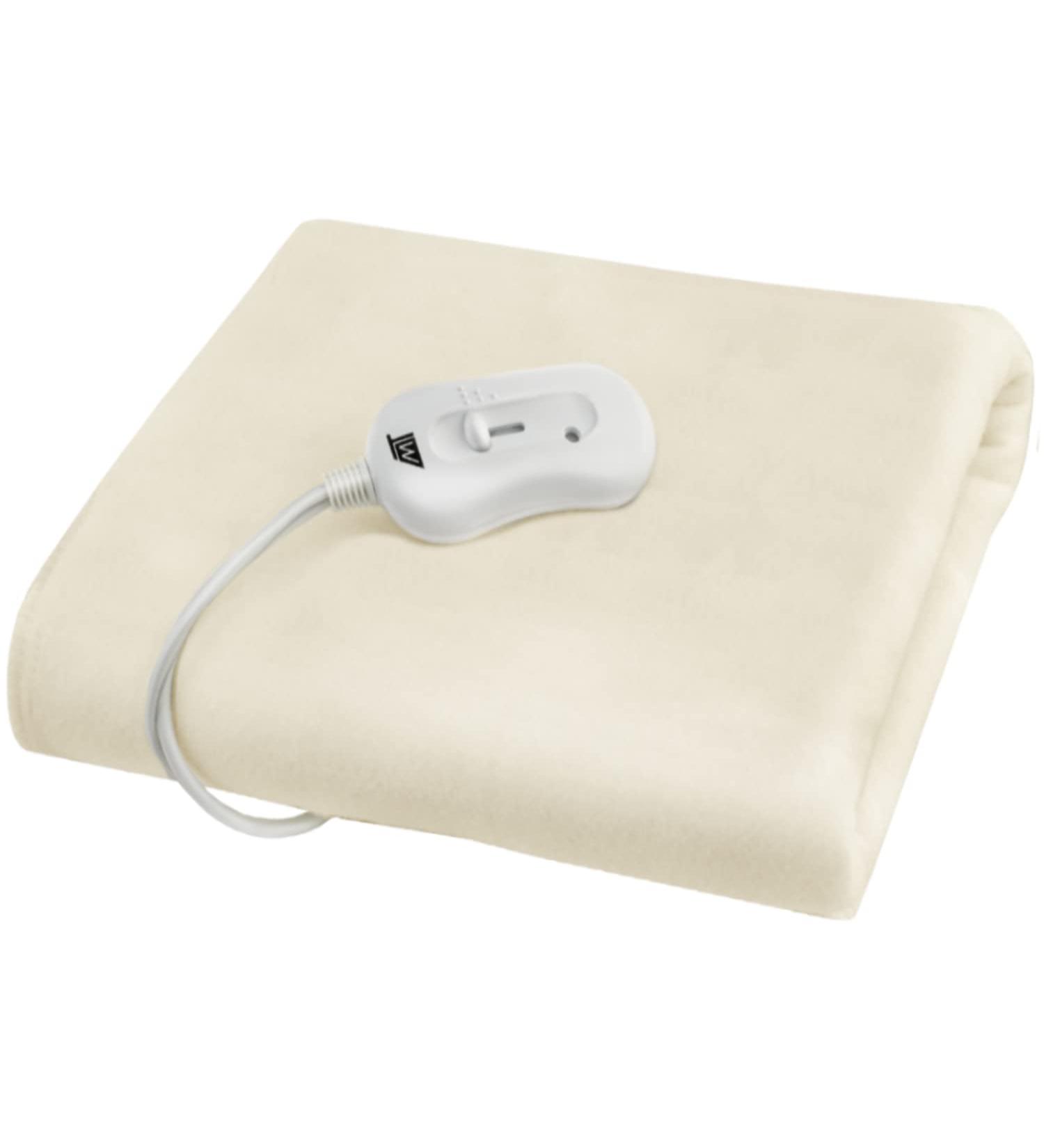 Buy Electric Blanket 190x80cm with Light Thermostat & Auto Switch-Off | International Shipping Available - Buy Online on GoSupps.com