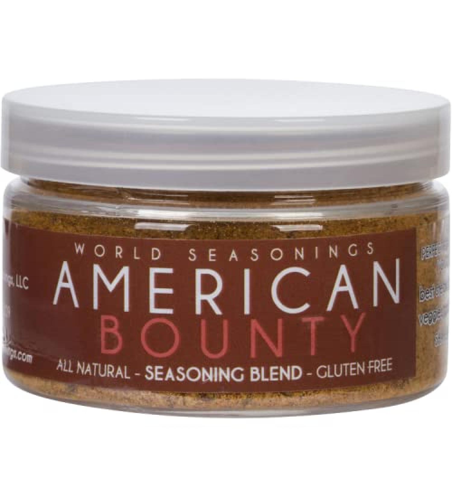 AMERICAN BOUNTY Herbs & Spices Collection - BBQ, Southwest, Steak Marinade, Rubs, Fish Seasoning, Smoker Spices - Ground Beef & Lamb Chops Seasoning - World Seasonings - 1 Pack - Buy Online on GoSupps.com