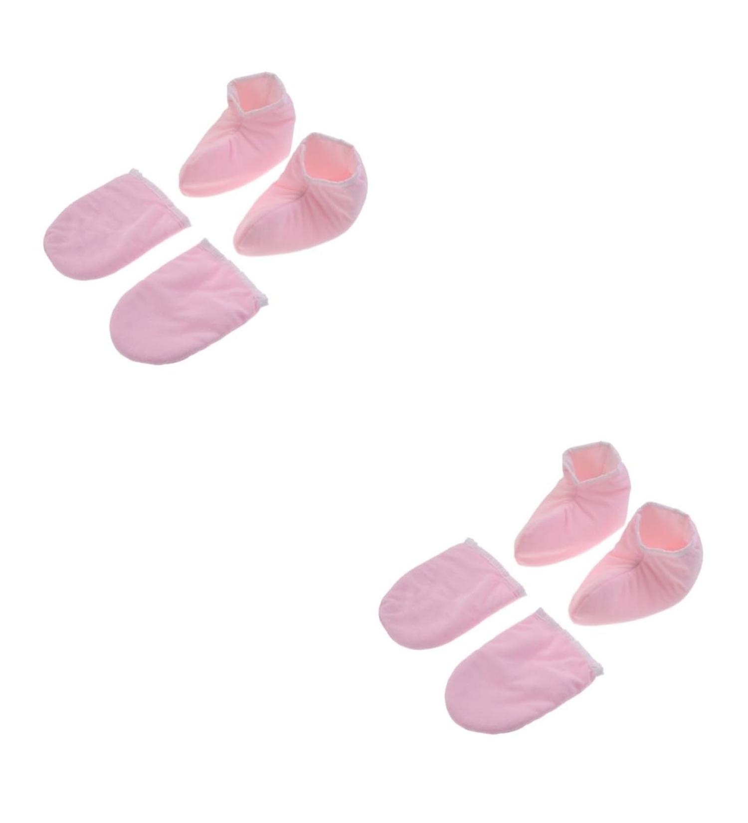 Mipcase 4paires Cire De Paraffine Pour Mains Mitaines Isolantes Pour Th rapie Thermique Confortables Et Lavables Pour Spa Rose - Buy Online on GoSupps.com