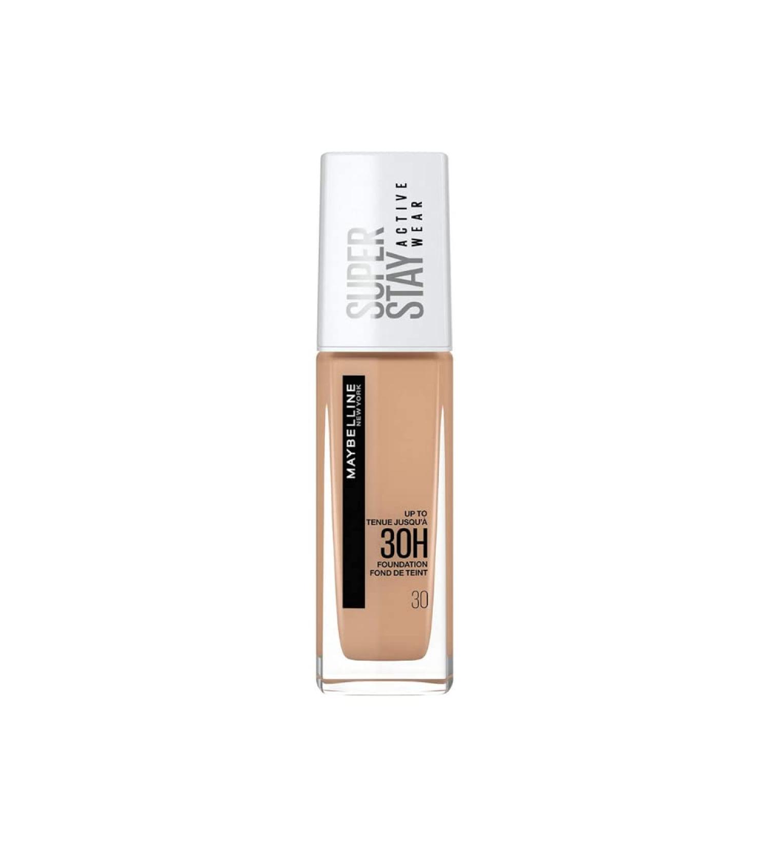 2 x Maybelline Super Stay Active Wear 30H Foundation - 30 Sand